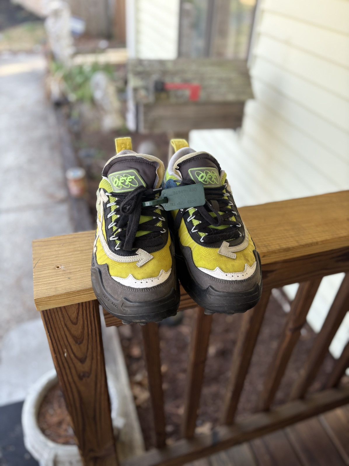 Off-White Off White ODSY 1000 in Green Bone Size US 9.5 / EU 42-43 - 1 Thumbnail