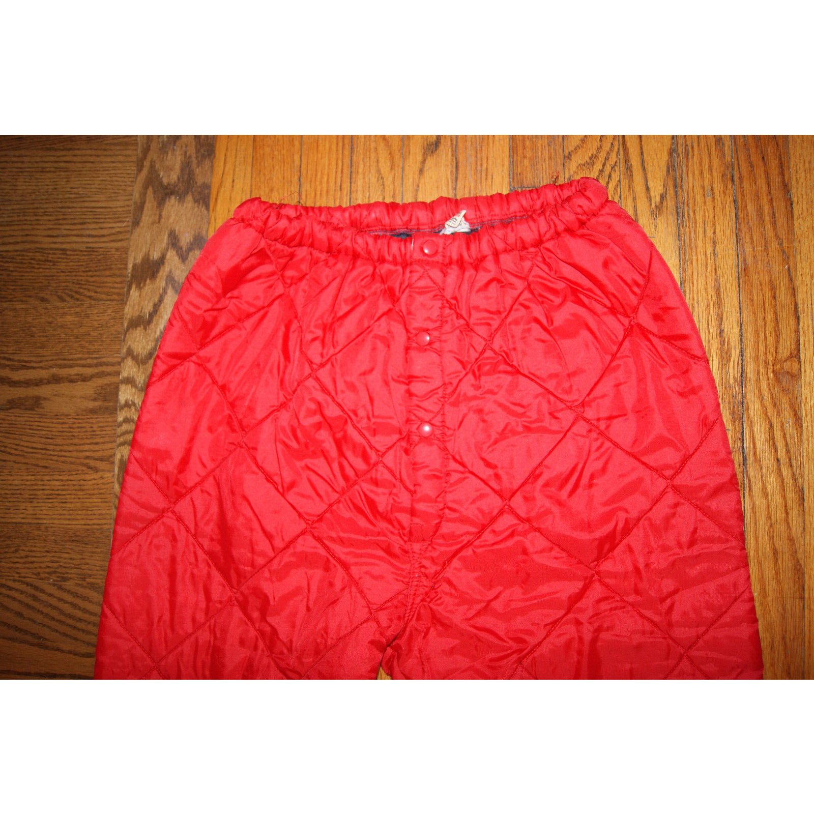 Other VTG Marshall Gamemaster Red Quilted Hunting Snow Pants Men L Size US 38 / EU 54 - 4 Thumbnail