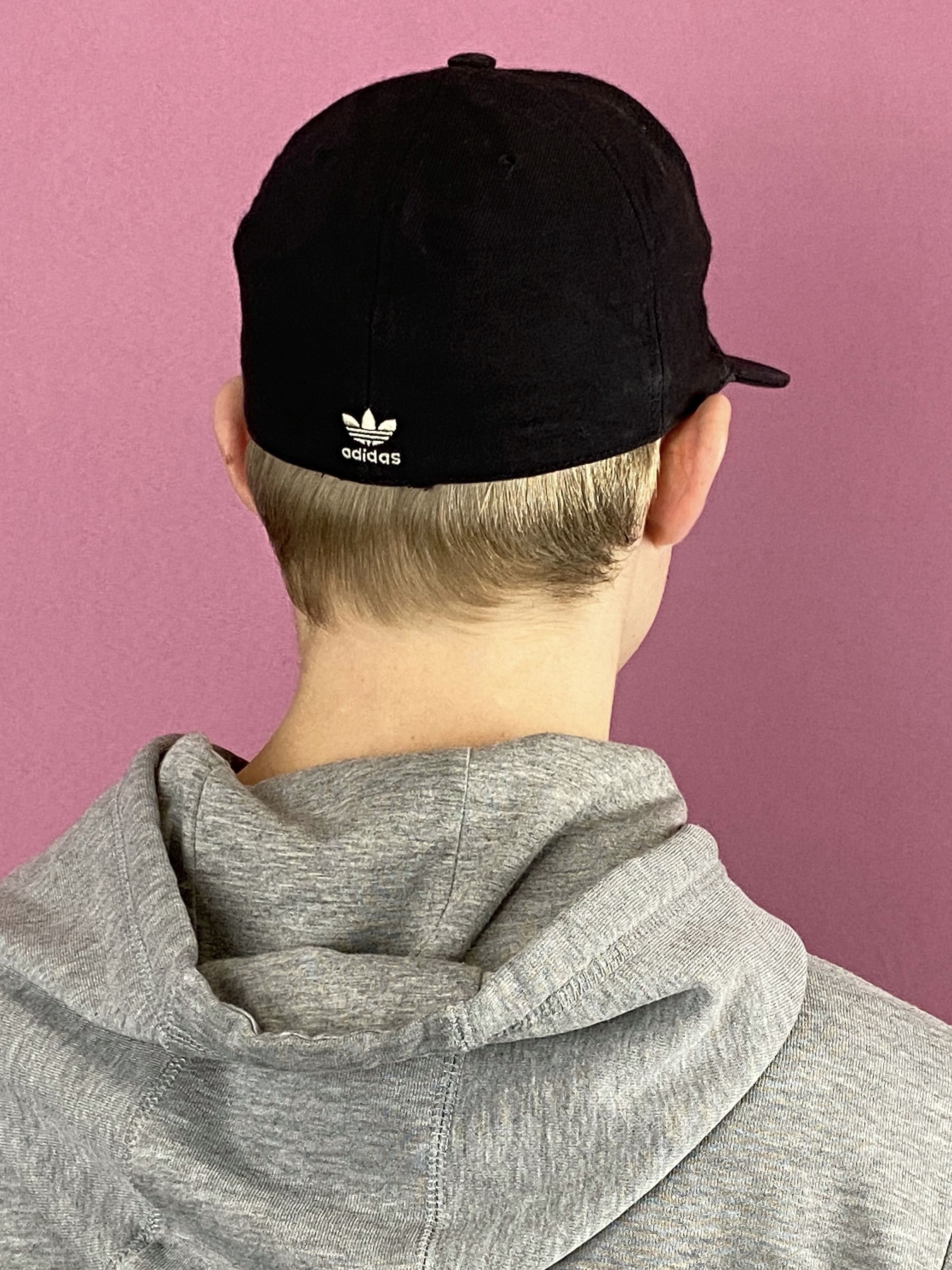 Adidas × Vintage Adidas Originals Vintage Big Logo Fitted Cap - M Size ONE SIZE - 5 Thumbnail