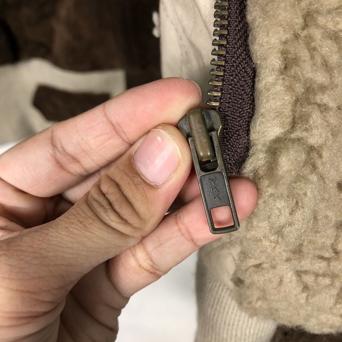 Japanese Brand Vtg ALLIX Cowboy Fleece-Lined Jacket Heavy Suede Paneling Size US L / EU 52-54 / 3 - 19 Thumbnail