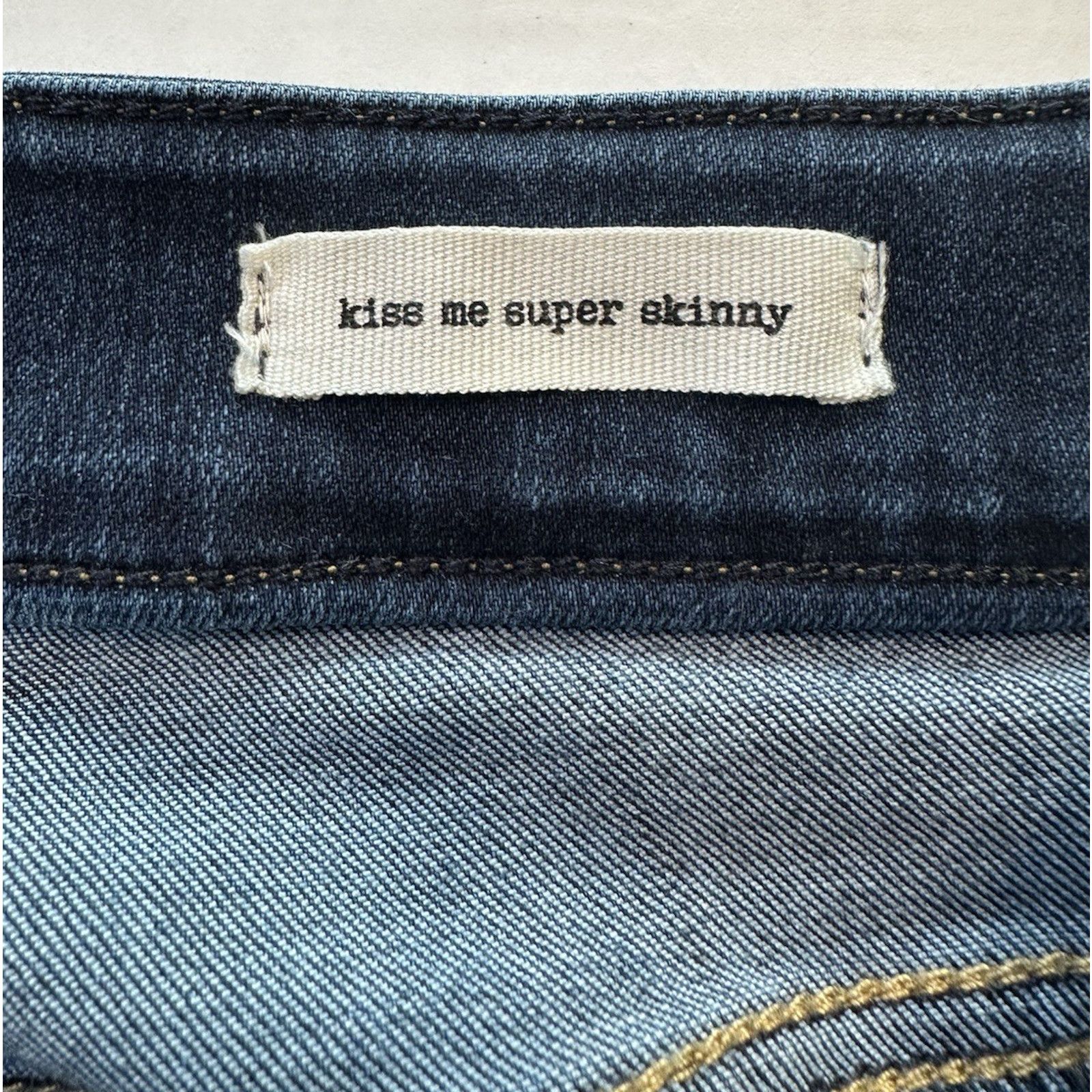 Jessica Simpson Jessica Simpson Kiss Me Super Skinny Jeans Blue 16W Preppy Size 38" / US 16 / IT 52 - 3 Thumbnail