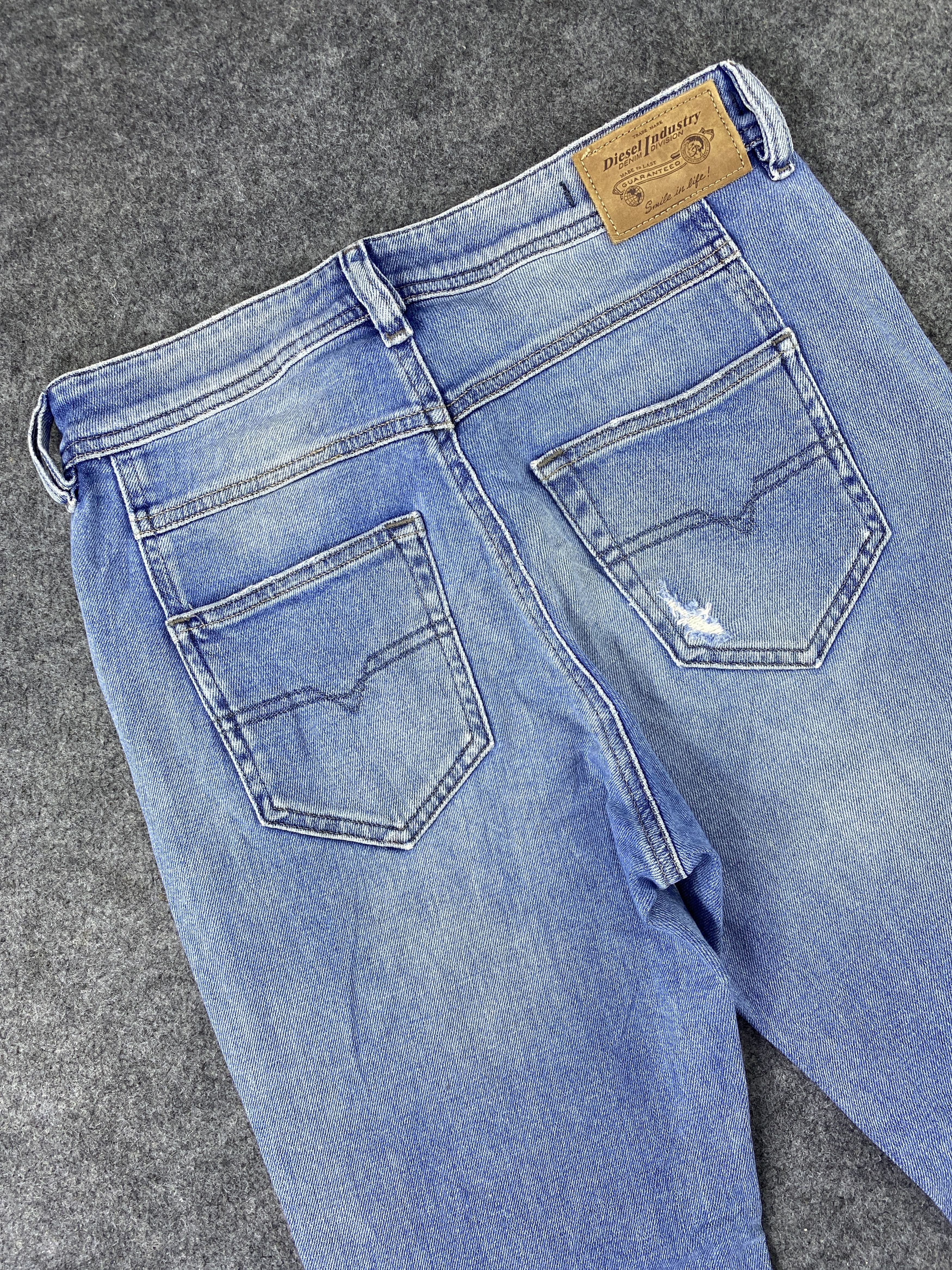 Diesel Diesel Distressed Blue Wash Denim Streetwear - J1111 Size US 28 / EU 44 - 6 Thumbnail