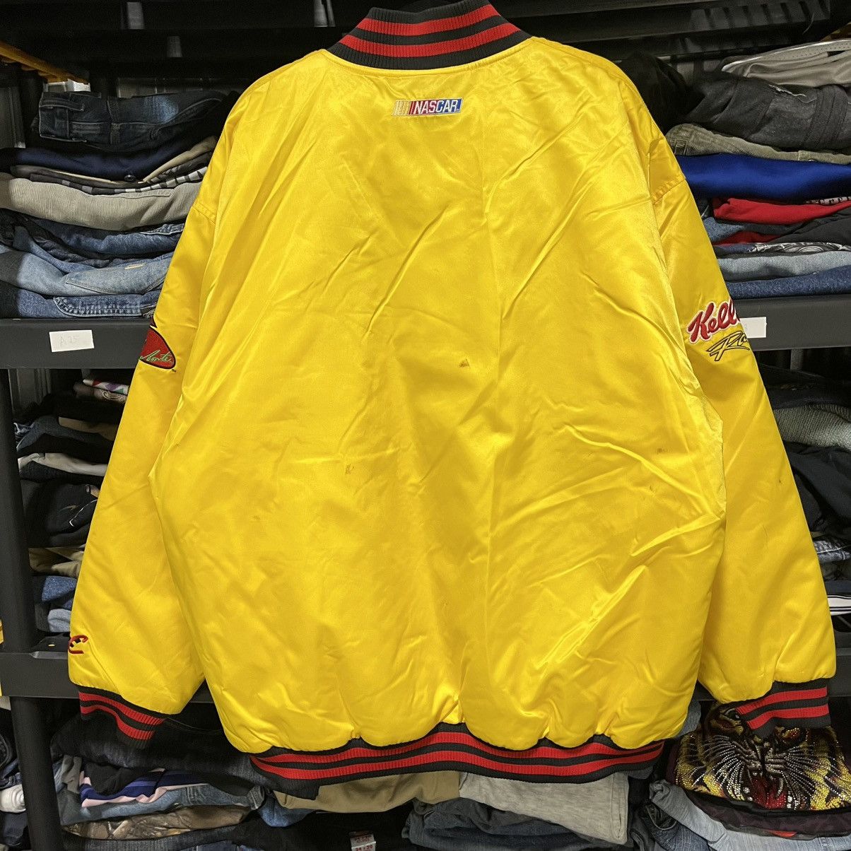 Chase Authentics VINTAGE 90s TERRY LABONTE KELLOGS RACING SATIN JACKET XXL Size US XXL / EU 58 / 5 - 14 Thumbnail