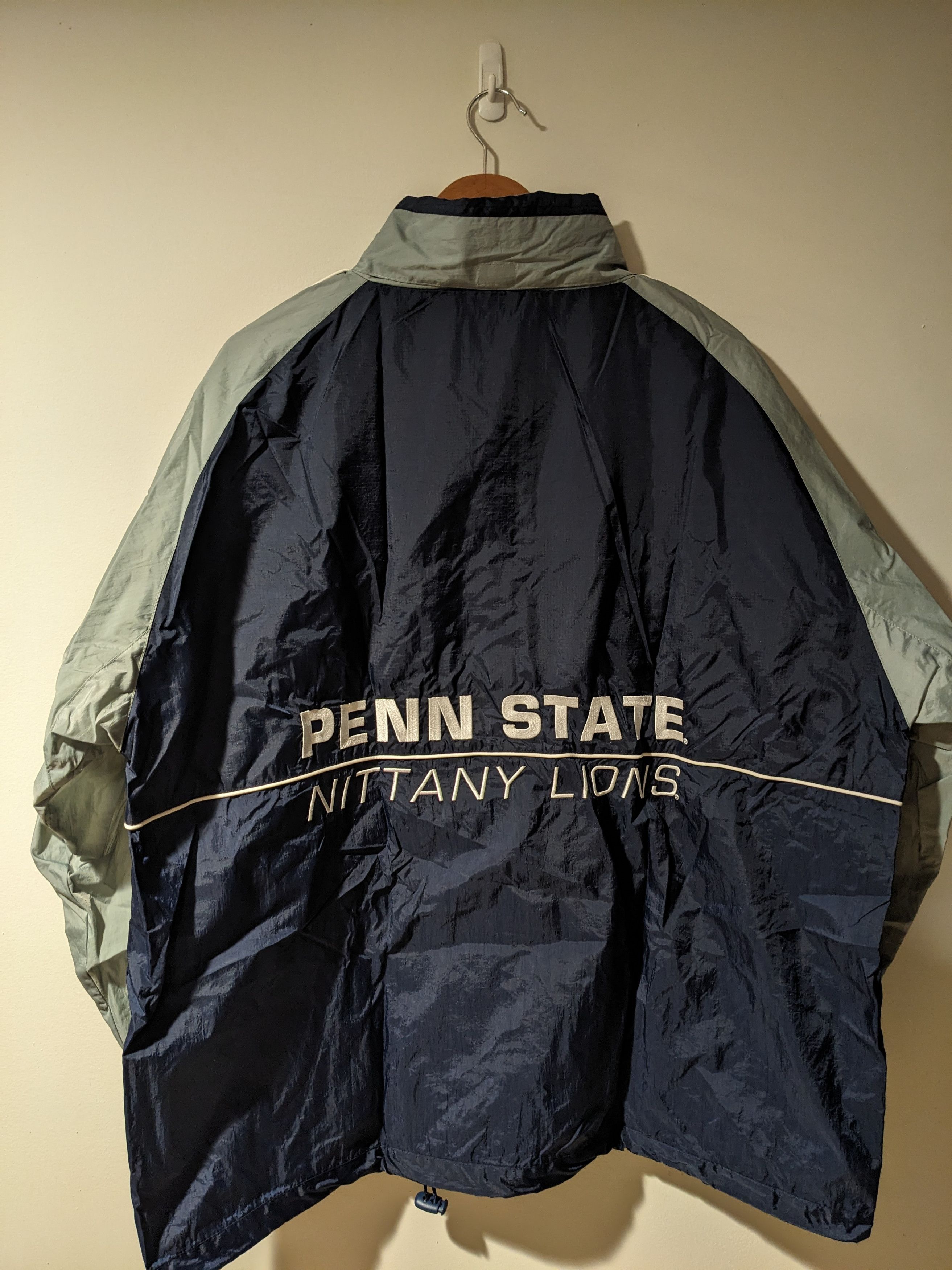 Vintage Vintage 90s Penn State University Logo Windbreaker Size US XL / EU 56 / 4 - 1 Thumbnail