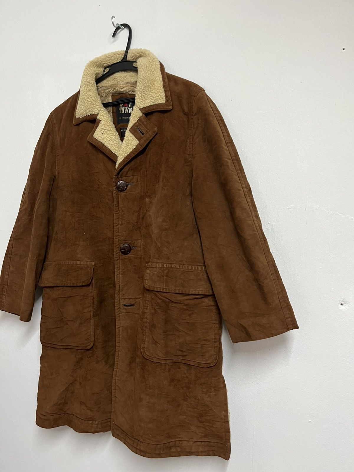 Le Grande Bleu (L.G.B.) 💥RARE💥Brown Velvet with Deep Pile Fleece Faux Fur Inner Size US L / EU 52-54 / 3 - 2 Thumbnail