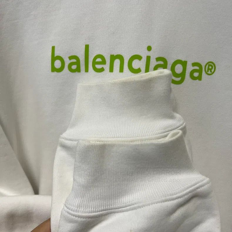 Balenciaga Balenciaga Logo Pattern Hooded Casual Long Sleeve Hoodie Size US S / EU 44-46 / 1 - 5 Thumbnail