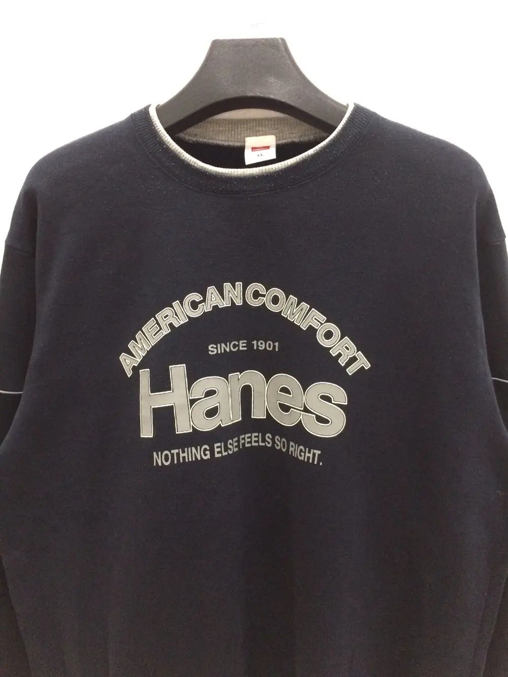 Hanes × Vintage Hanes Big Logo Sweatshirt Size US L / EU 52-54 / 3 - 2 Thumbnail