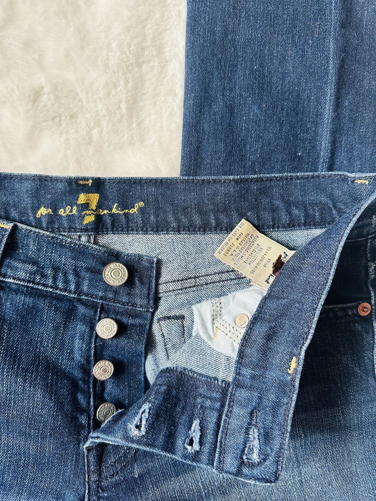 7 For All Mankind 7 Of All Man Kind Bootcut Jeans Size 30" / US 8 / IT 44 - 4 Thumbnail