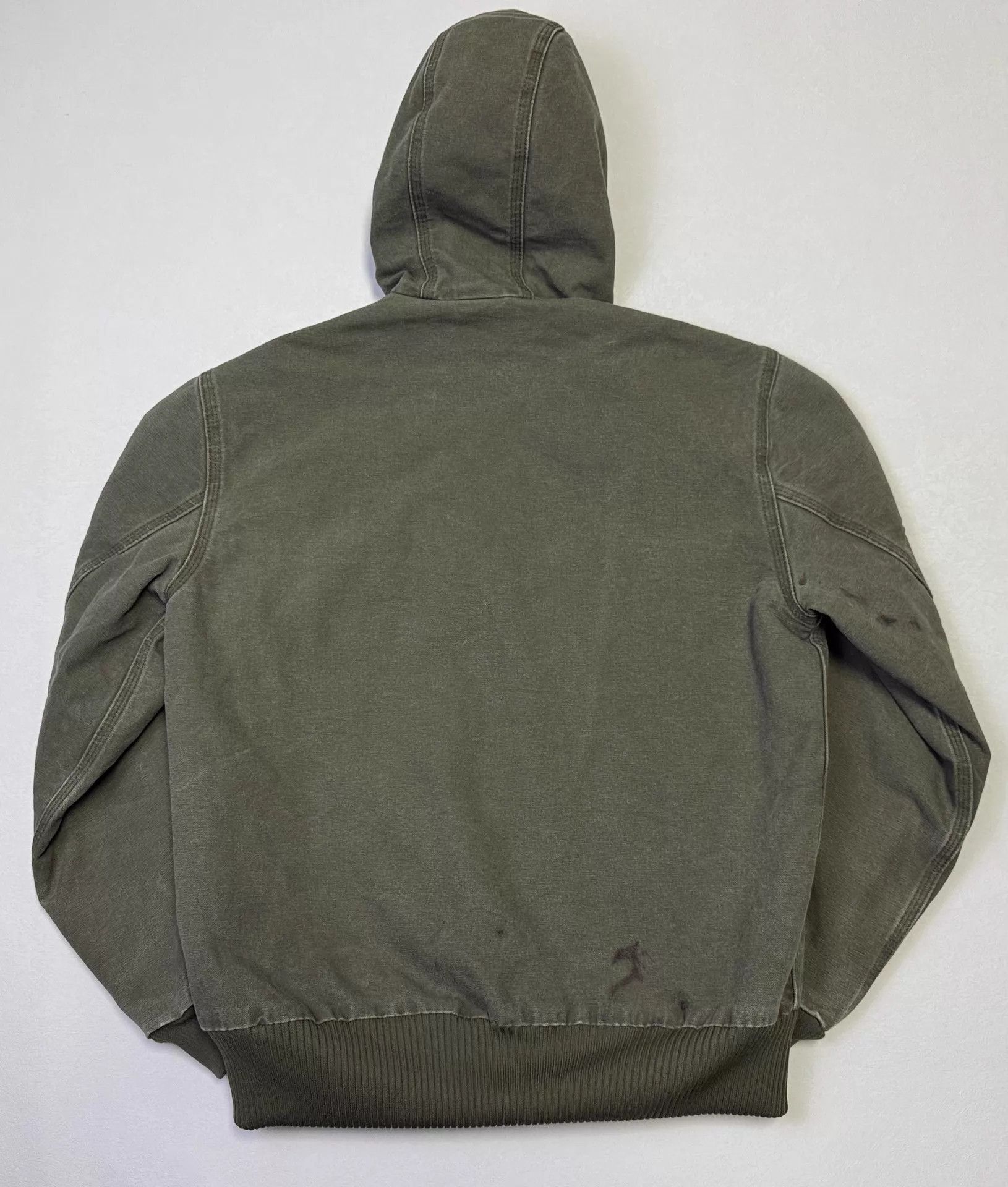 Carhartt Vintage Carhartt J130 ARG Army Green S Hooded Work Jacket Size US S / EU 44-46 / 1 - 5 Thumbnail