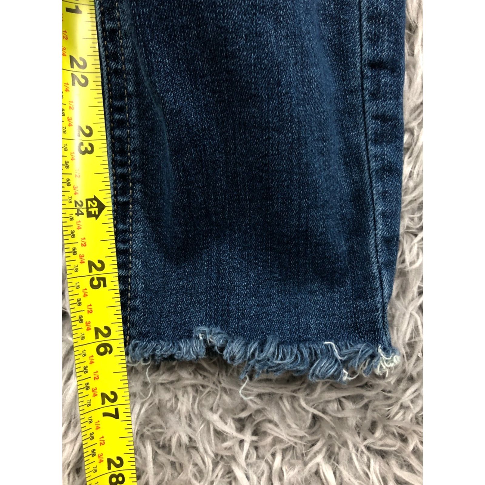 Lucky Brand Lucky Brand Bridgette Skinny Jeans Size 4 Womens Medium Wash Blue Jeans Size 27" / US 4 / IT 40 - 3 Thumbnail