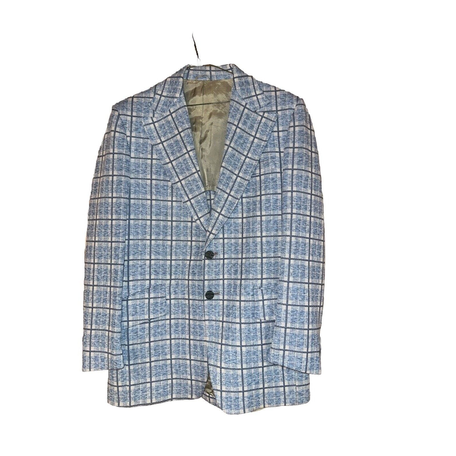 Vintage VTG 70’s Montgomery Ward Jacket Blazer Men's 40 Long. Size US XXL / EU 58 / 5 - 1 Thumbnail