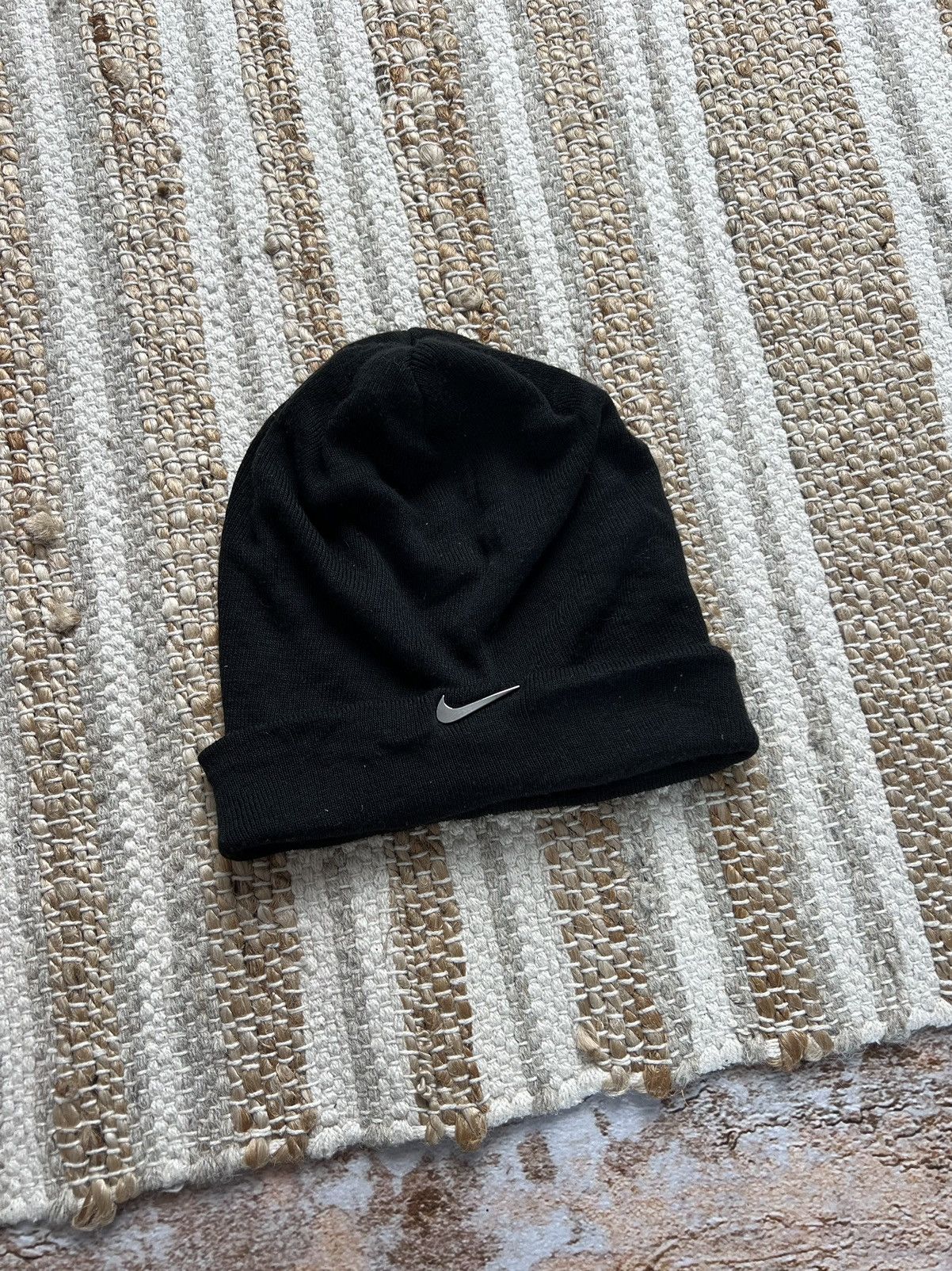 Nike × Nike ACG × Vintage Nike metallic swoosh beanie Size ONE SIZE - 1 Thumbnail