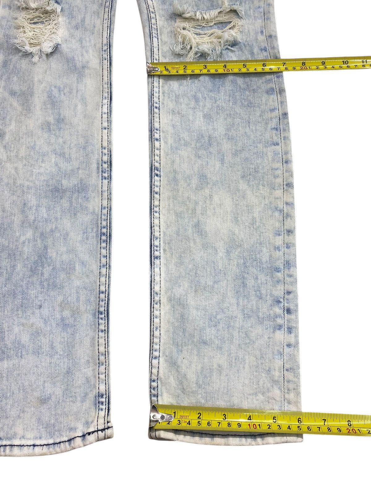Guess Guess Blue Acid Wash Style Skinny Jeans Size US 30 / EU 46 - 8 Thumbnail
