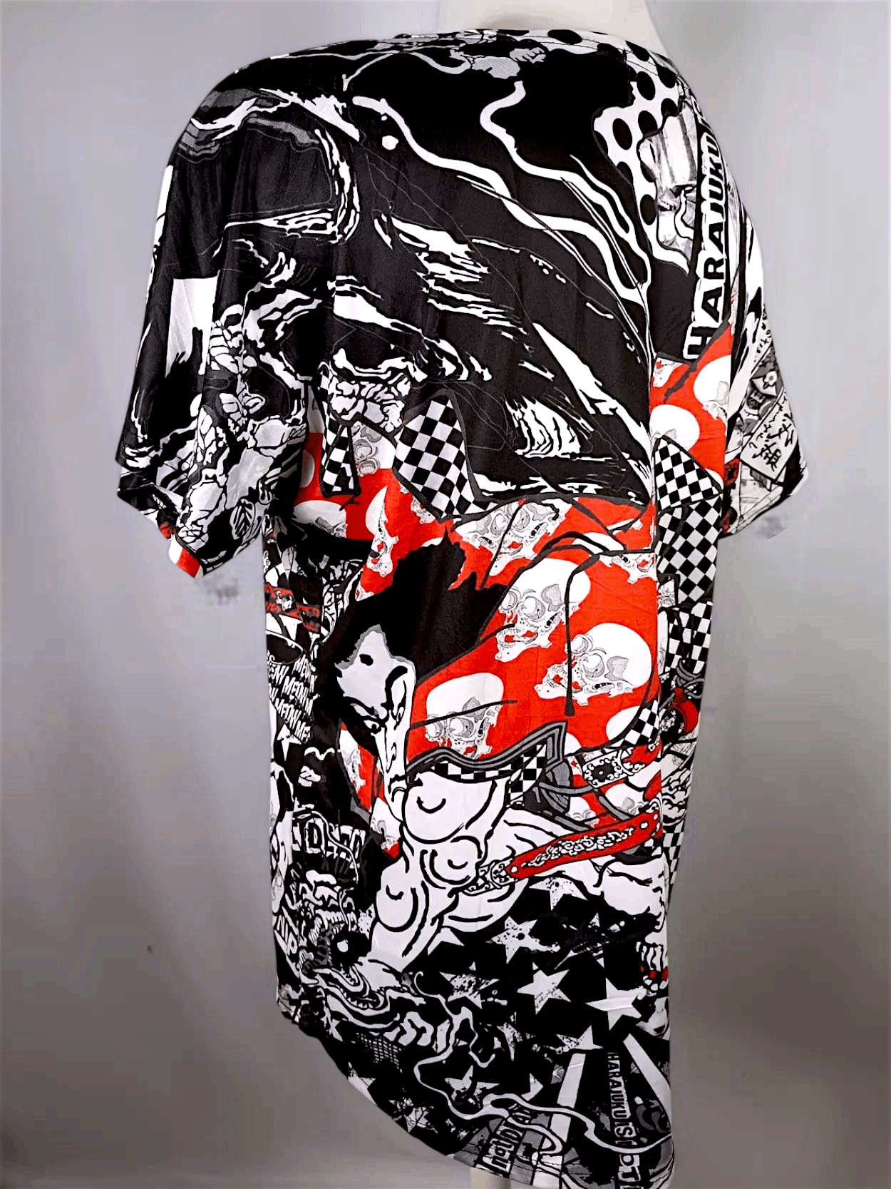 Japanese Brand VINTAGE ACDC RAG Samurai Harajuku Is Not Dead Full print Size US L / EU 52-54 / 3 - 12 Thumbnail