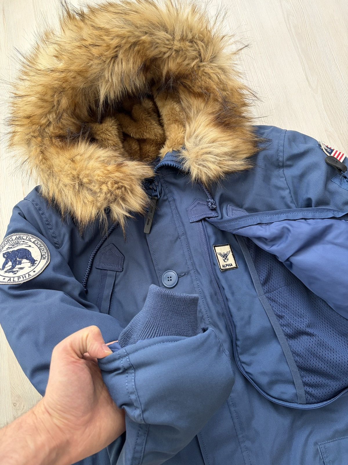 Alpha Industries Alpha Industries Polar n3B Extreme Expedition Blue Parka Size US M / EU 48-50 / 2 - 6 Thumbnail