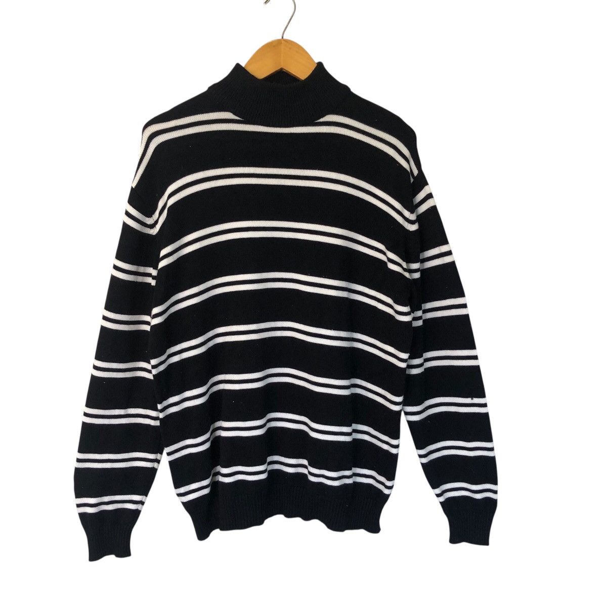 Pull & Bear Vintage Pull & Bear Crewneck Striped Knitwear Sweater Jumper Size US L / EU 52-54 / 3 - 1 Thumbnail