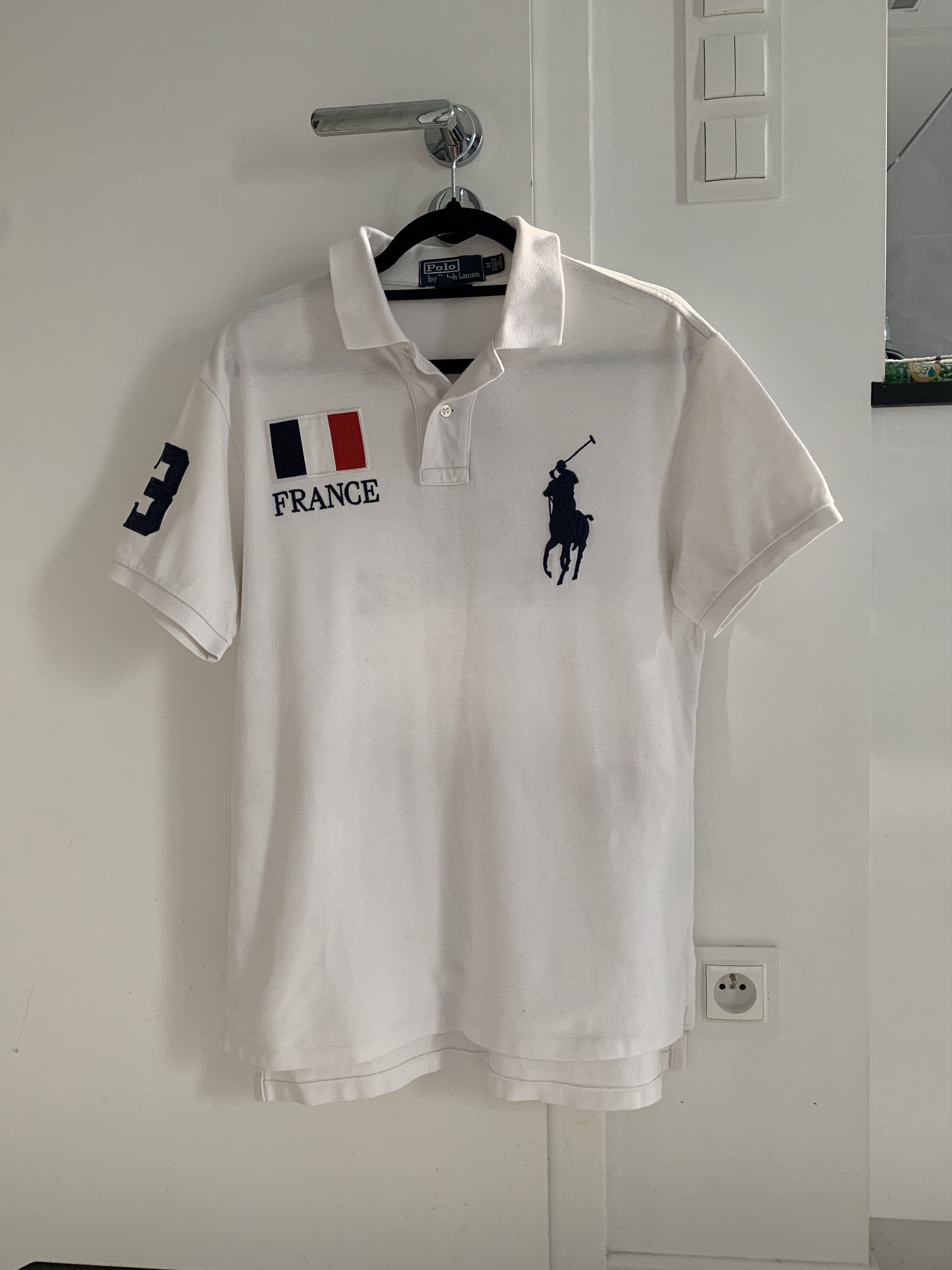 Polo Ralph Lauren Polo Ralph Lauren Big Pony France Polo Size US M / EU 48-50 / 2 - 2 Thumbnail