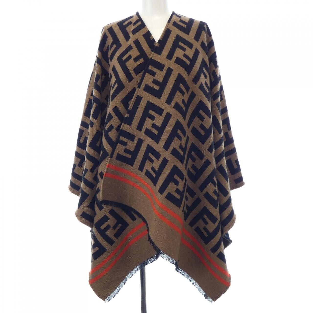 Fendi Fendi Fendi FXX636 A3Q1 Cape Others Outerwear FXX636A3Q1 DUTY FREE for USA Size ONE SIZE - 1 Thumbnail