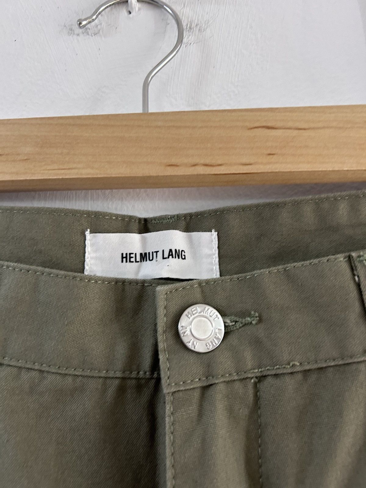 Helmut Lang Helmut Lang Khaki Carpenter pants Size US 31 - 4 Thumbnail