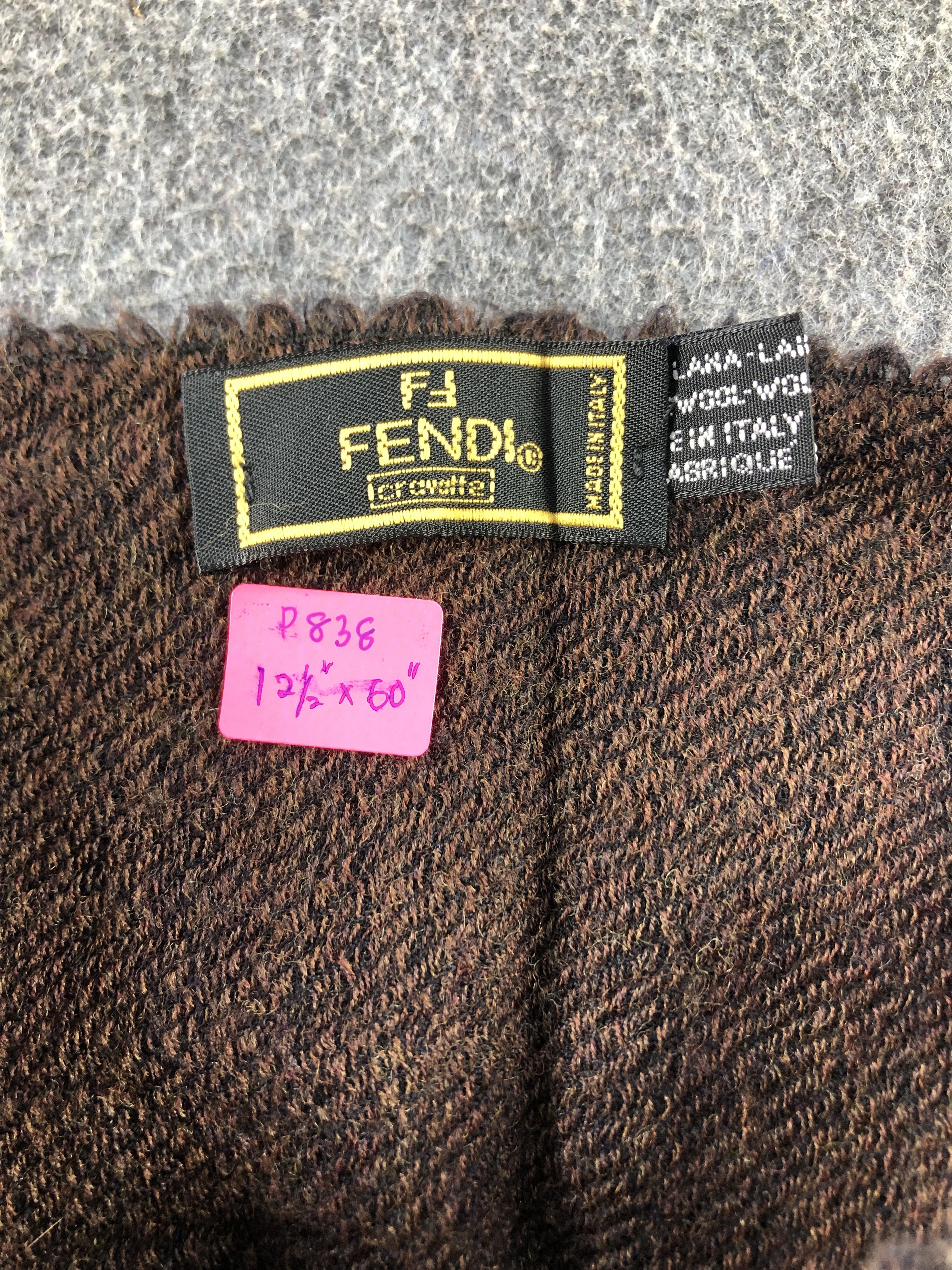 Fendi Fendi Scarf / Muffler / Neckwear P838 Size ONE SIZE - 3 Thumbnail