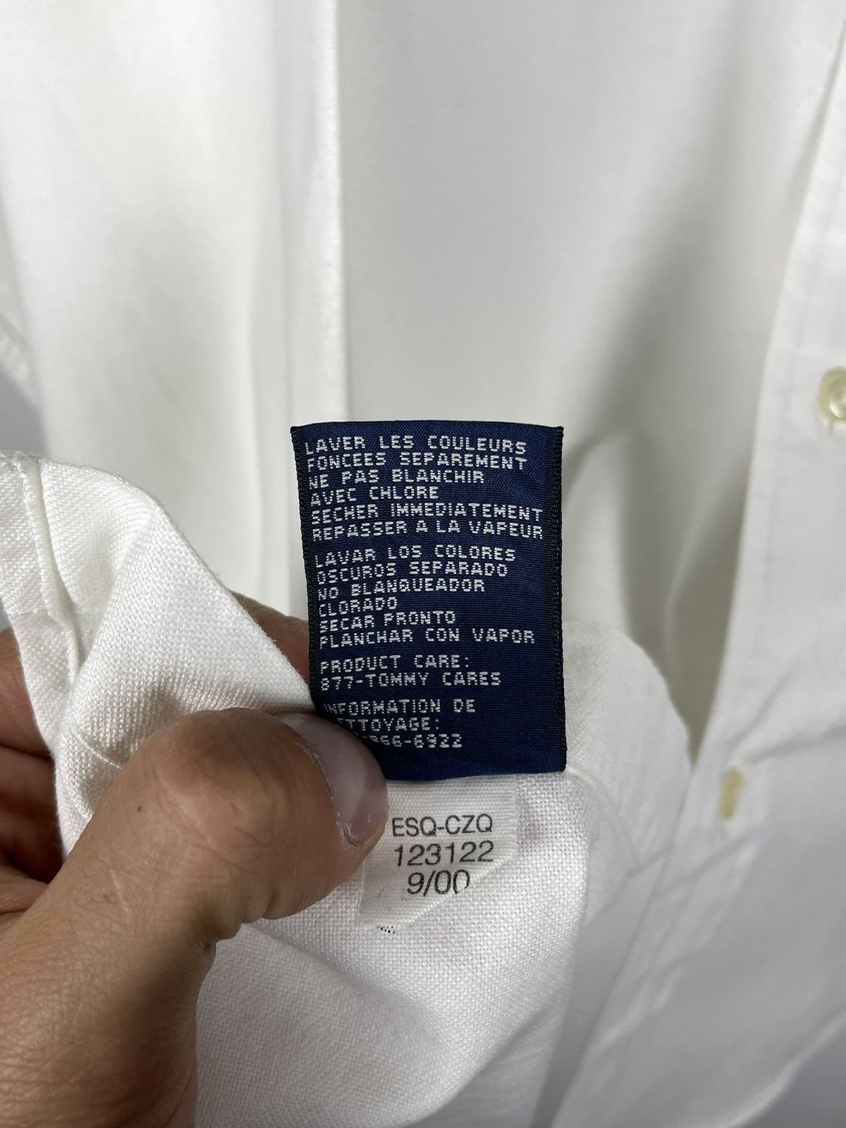 Tommy Hilfiger Tommy Hilfiger Vintage 90s White Shirt Luxury Old Money Size US XL / EU 56 / 4 - 8 Thumbnail