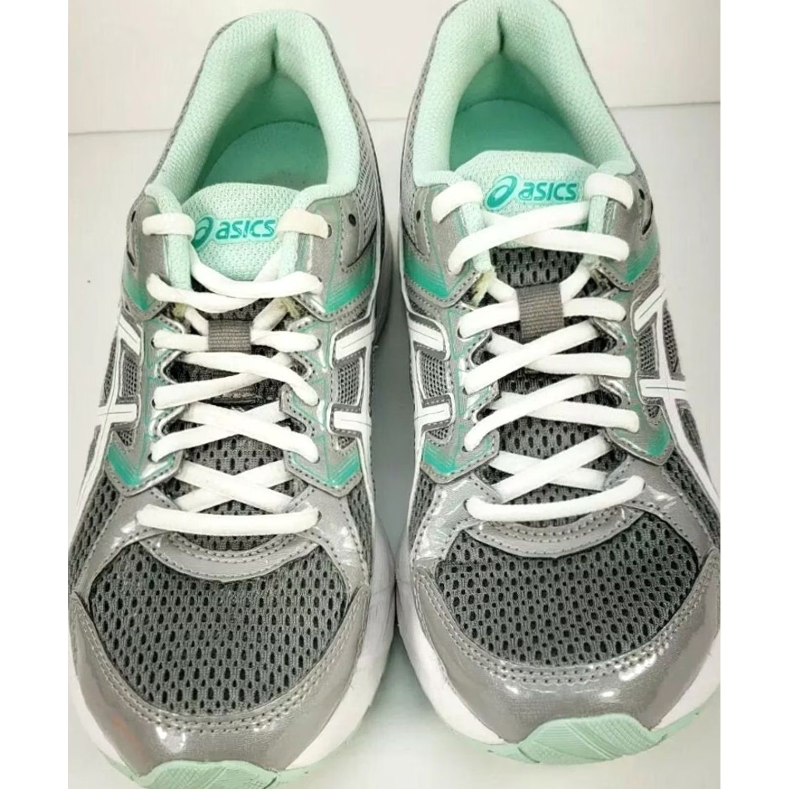 Asics Asics Running Shoe Women's 7.5D Gel Contend 3 Gray Teal Mint Green T5G5Q Size US 8 / IT 38 - 3 Thumbnail