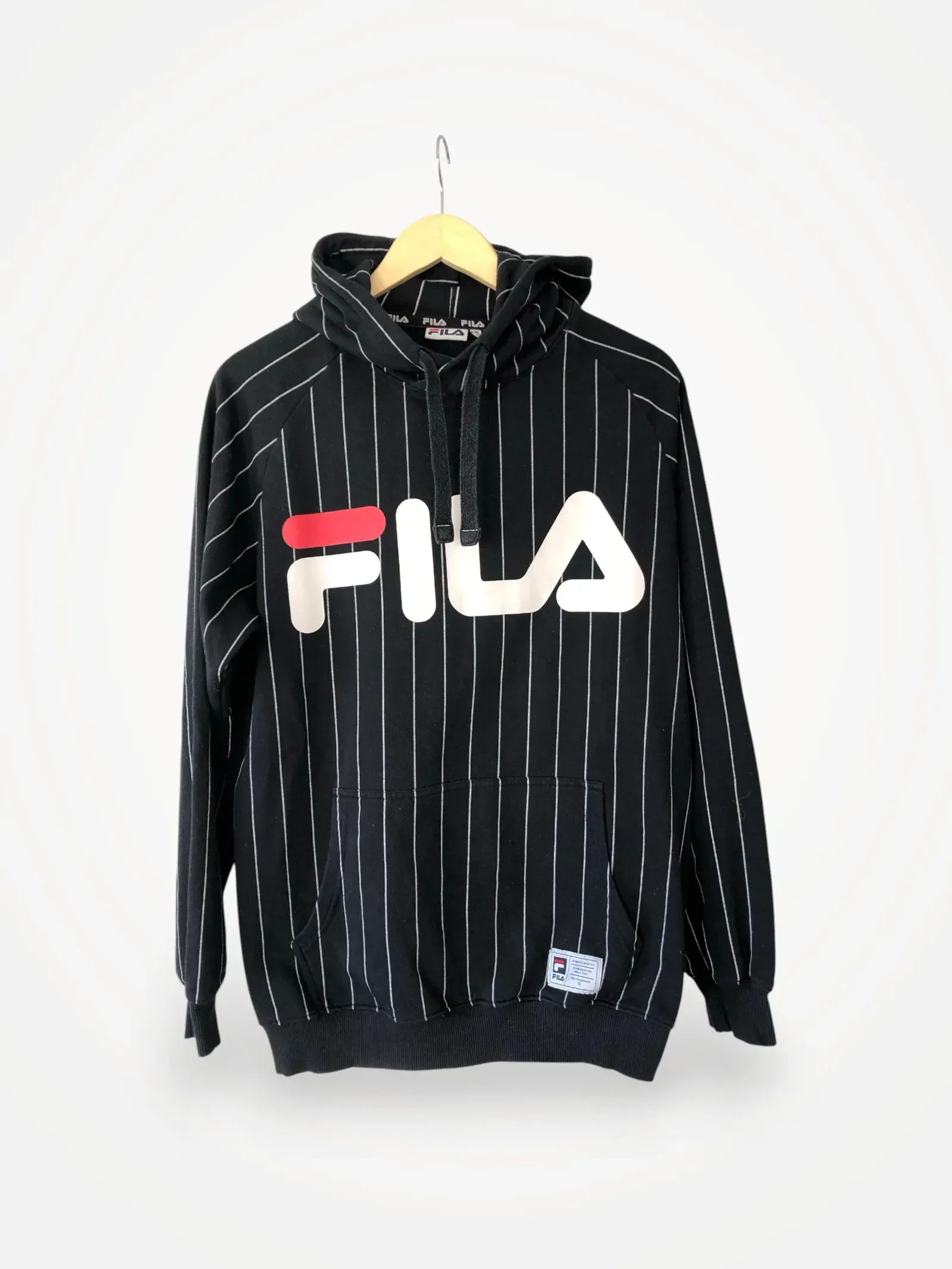 Fila Fila Pinstripe baseball style hoodie Hoodie Size US L / EU 52-54 / 3 - 1 Thumbnail