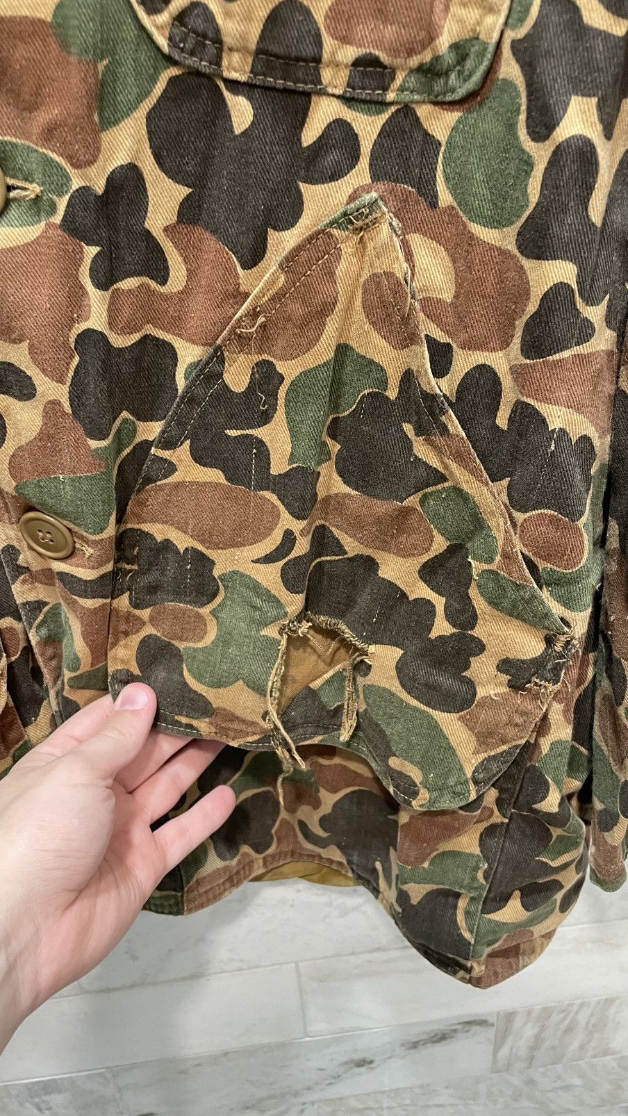 Sears Camo sears Hunting Jacket Size US L / EU 52-54 / 3 - 3 Thumbnail