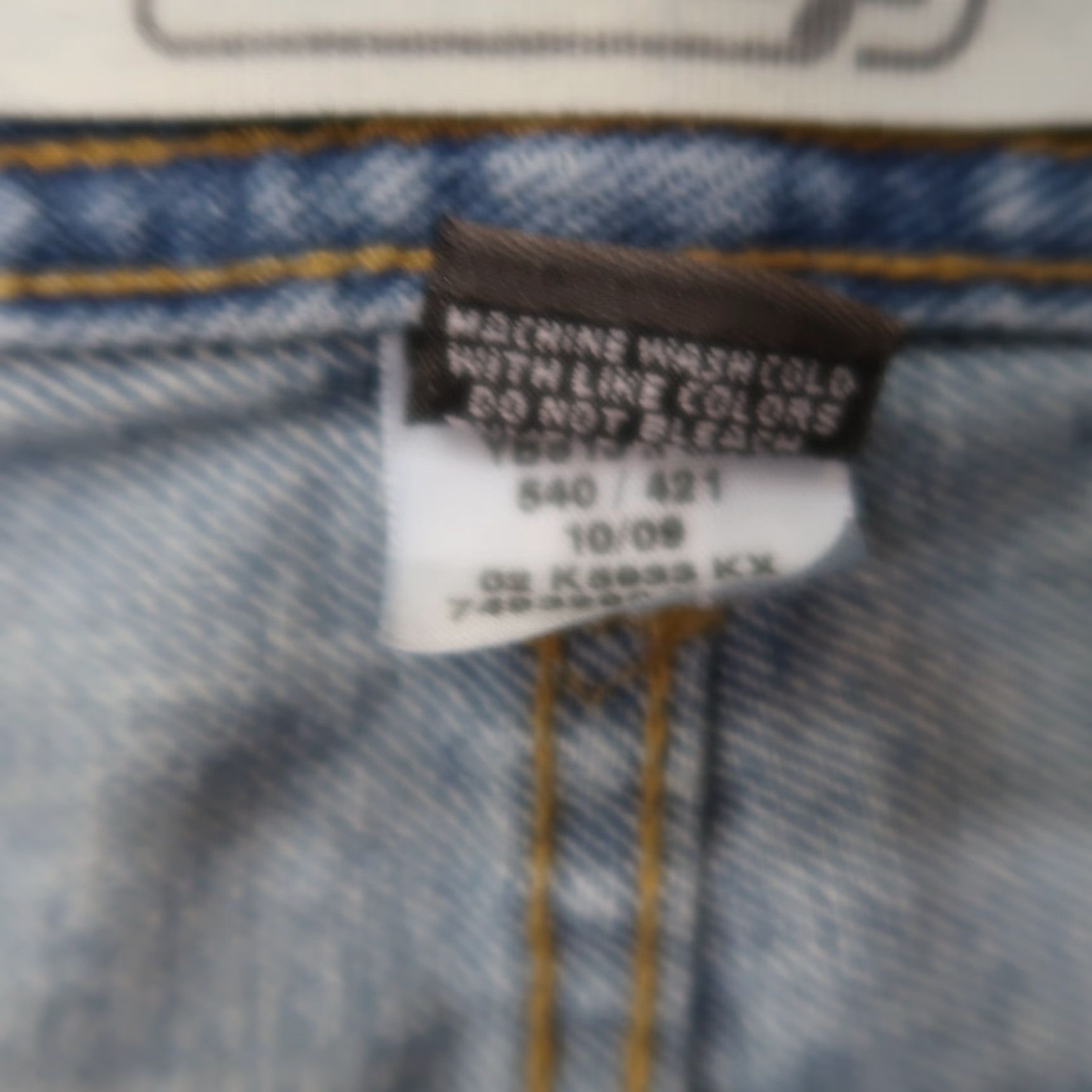 Vintage Urban Pipeline Jeans Mens 36x30 Distressed Blue Denim 5-Pocket Straight Relaxed Size US 36 / EU 52 - 4 Thumbnail