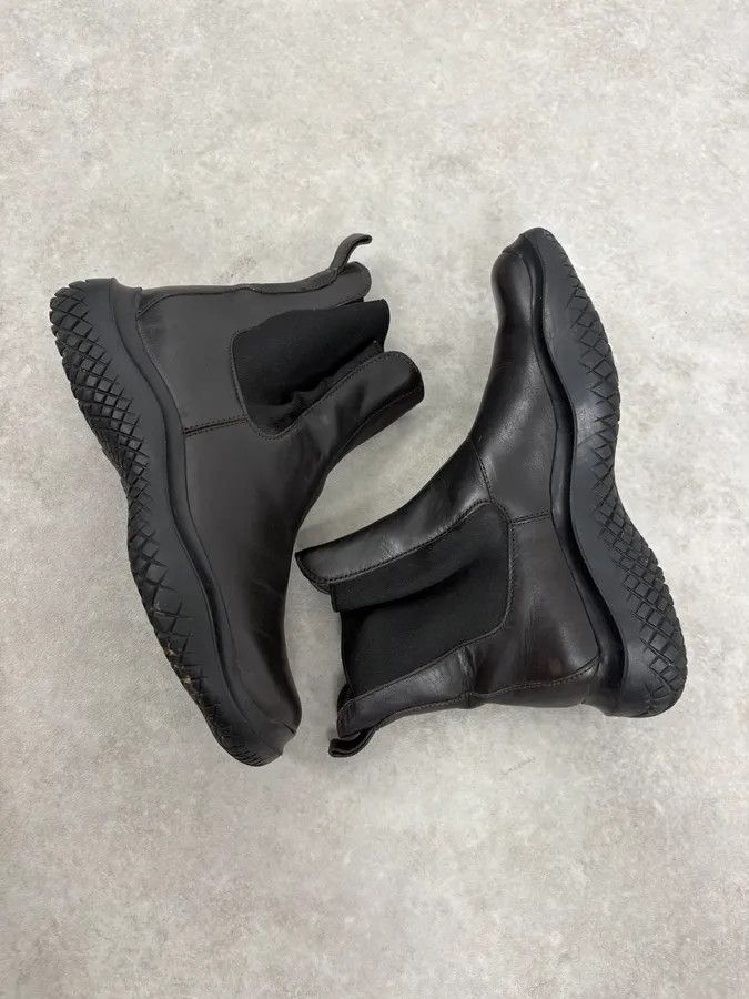 Prada FW1999 Prada Black Vibram Prenium Leather Boots Size US 6.5 / IT 36.5 - 6 Thumbnail
