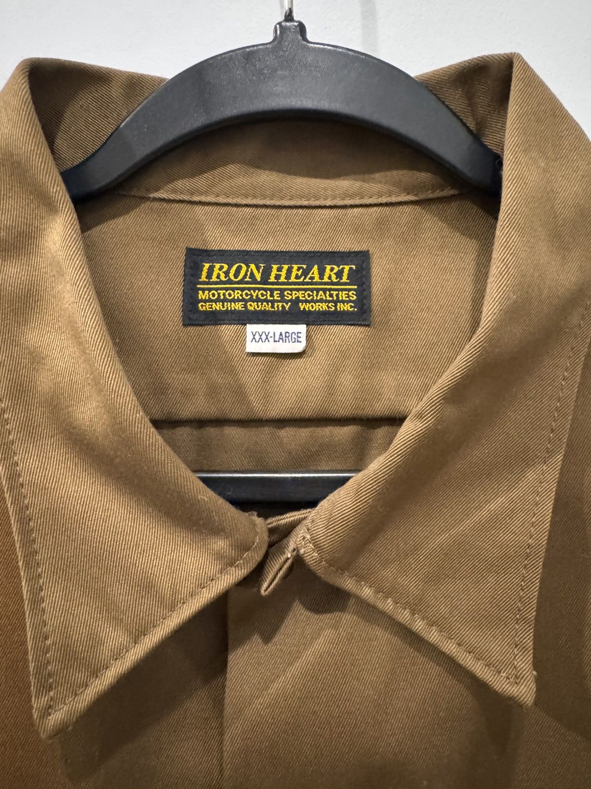 Iron Heart Iron Heart America 9oz Mechanic Shirt Brown - XXXL Size US XXL / EU 58 / 5 - 3 Thumbnail