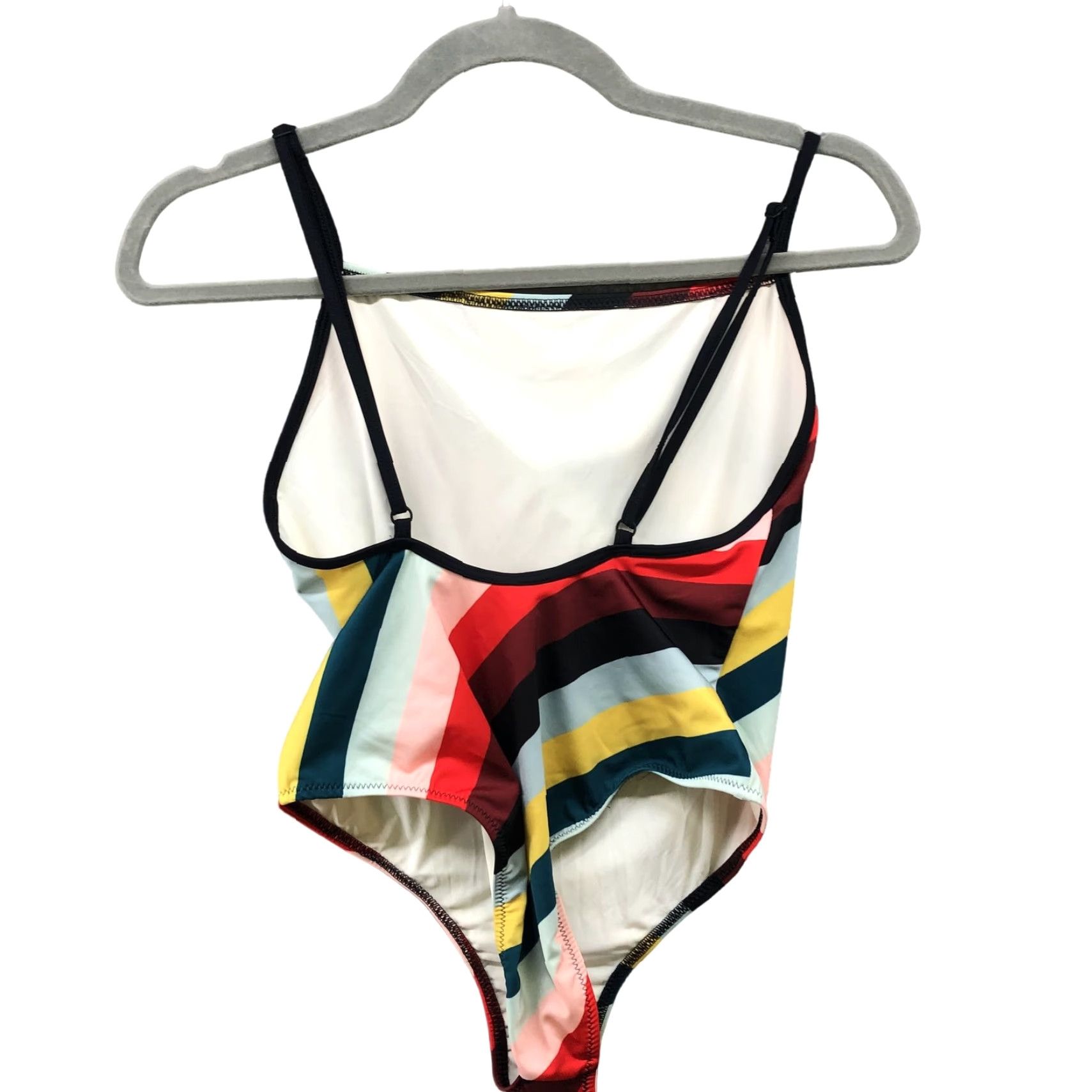 Solid & Striped VINTAGE? No. Solid & Striped One Piece Swimsuit Womens S Chelsea Striped Adjustable Strap Size ONE SIZE - 2 Thumbnail