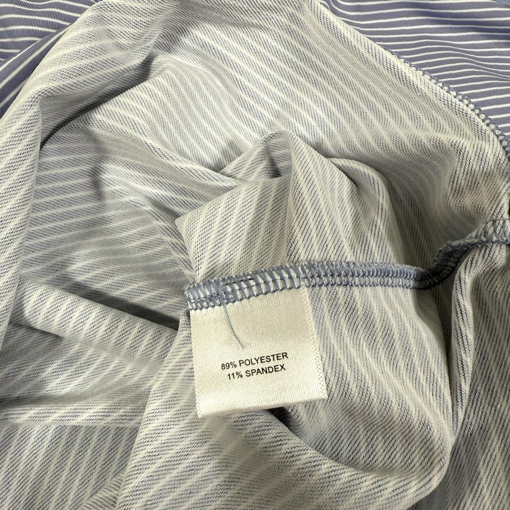 Peter Millar Peter Millar Shirt Mens 2XL Blue Stripe 1/4 Zip Crown Sport Golf Sweater Stretch Size US XXL / EU 58 / 5 - 7 Thumbnail