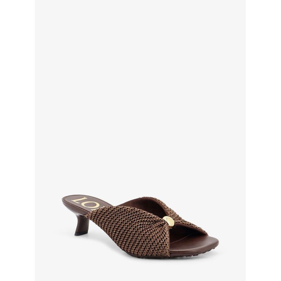 Loewe LOEWE Pebble Raffia Mules New & Authentic (Women's size:8;) Size US 8 / IT 38 - 2 Thumbnail