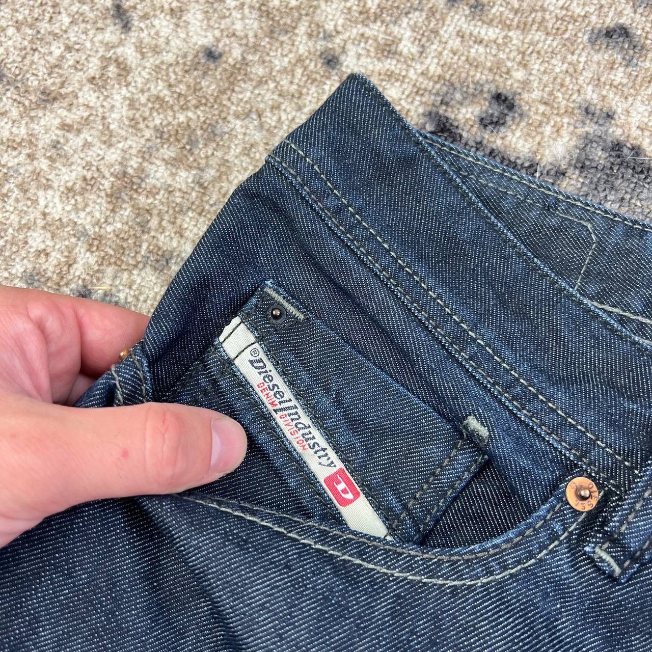 Diesel Vintage Diesel Dark Blue Denim Jeans Streetwear Style Size US 32 / EU 48 - 6 Thumbnail