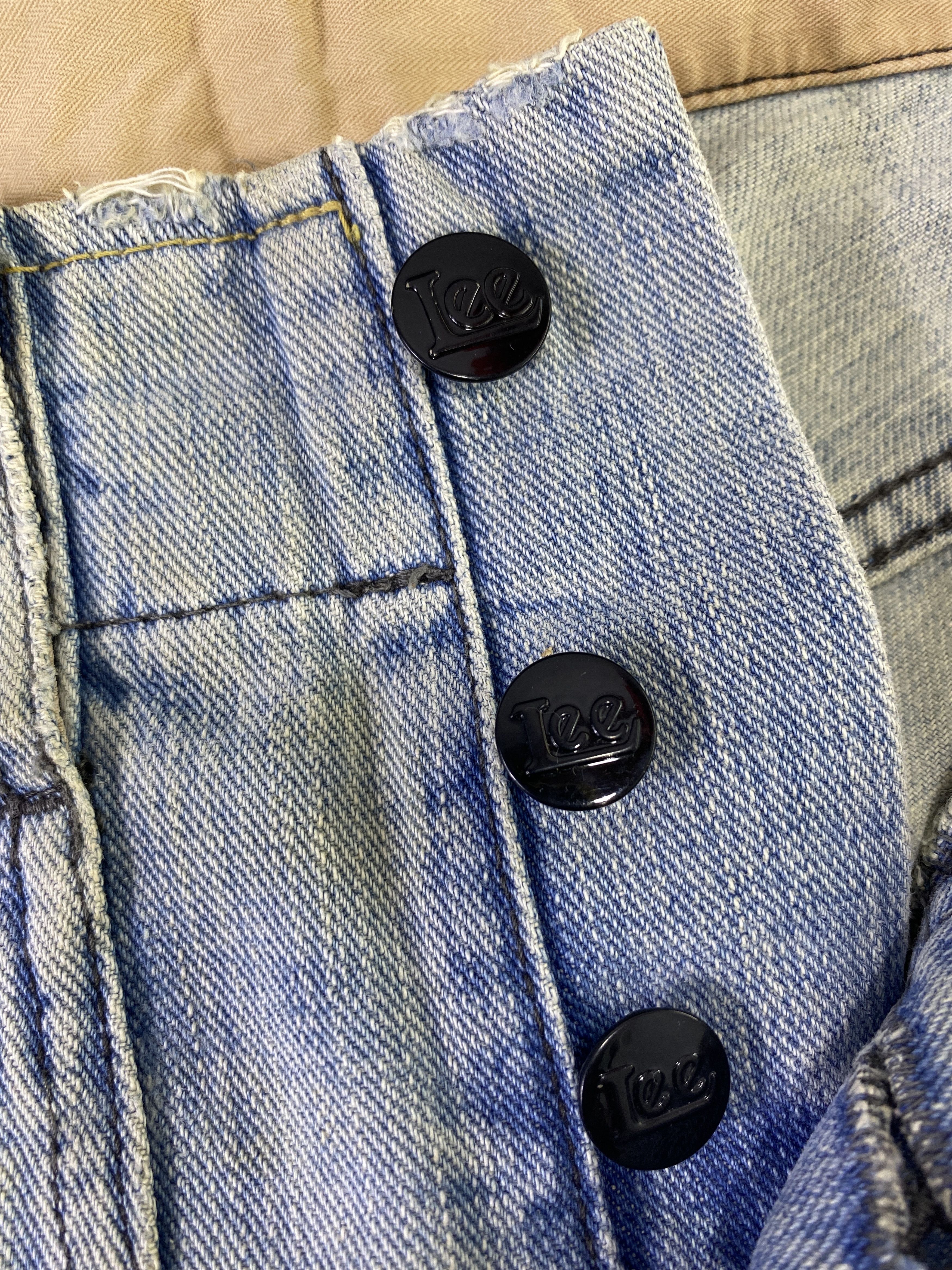 Lee Vintage Lee Low Waisted Distressed Jeans - J893 Size 30" / US 8 / IT 44 - 8 Thumbnail