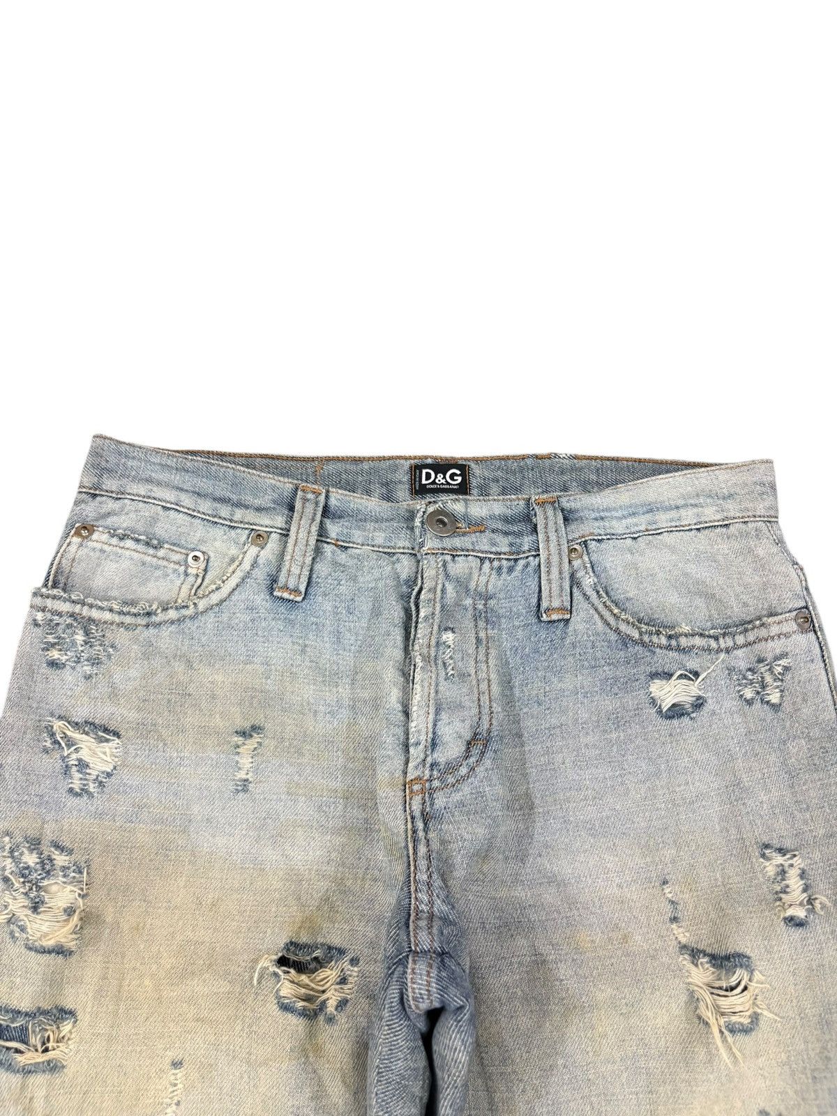 Dolce & Gabbana Vintage Dolce Gabbana DC Distressed Baggy Superman Jeans Size US 30 / EU 46 - 3 Thumbnail