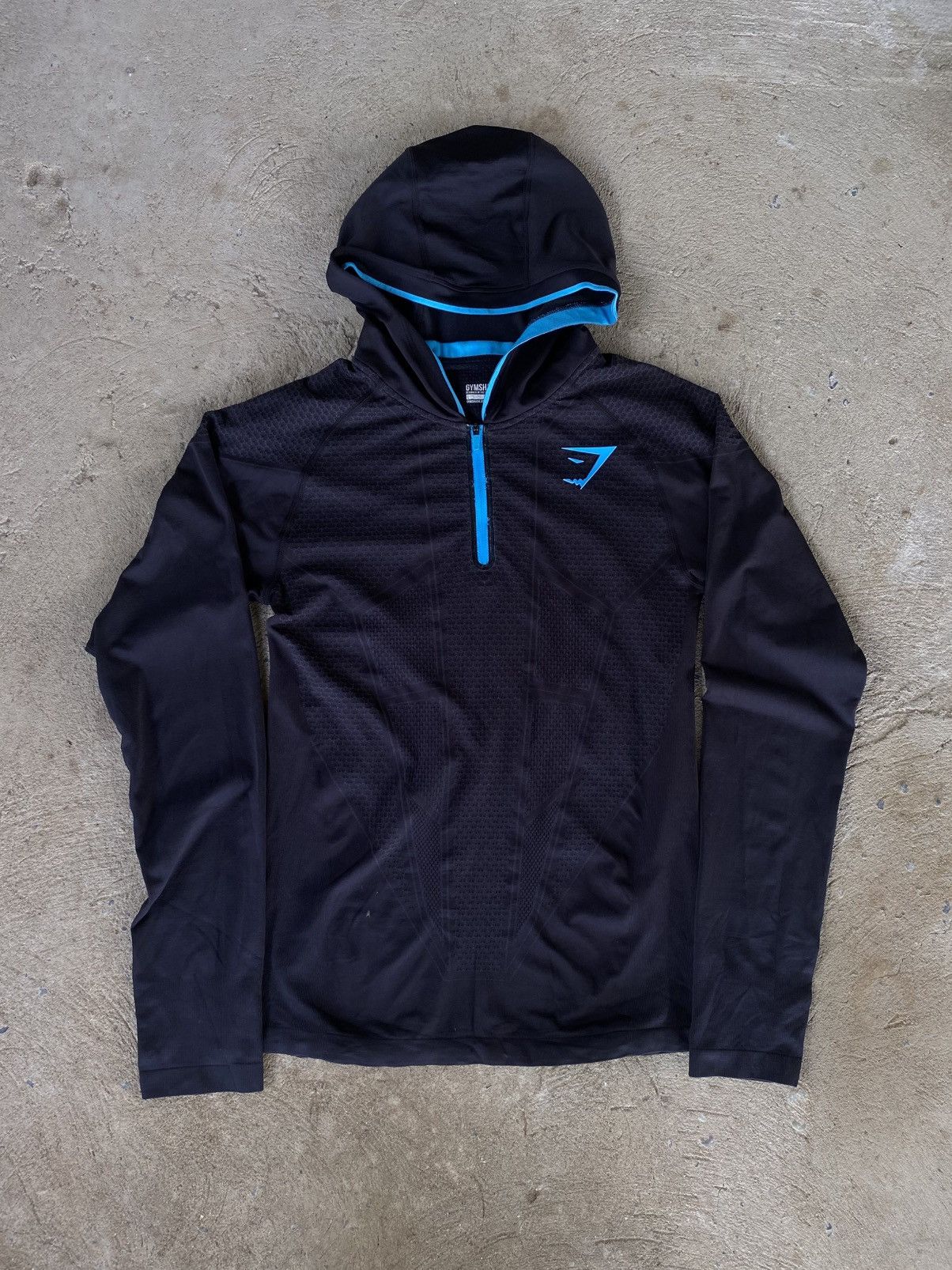 Gymshark Gymshark Onyx V3 Compression Hoodie Black Onyx ✓DAVID