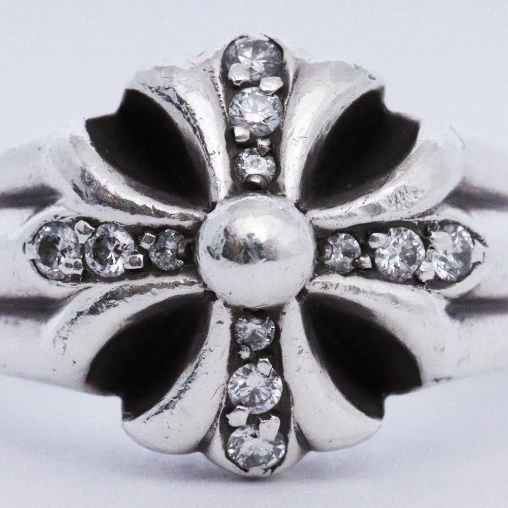 Chrome Hearts US8 Chrome Hearts Cut Out Plus Cross Ring 17 Size ONE SIZE - 6 Thumbnail