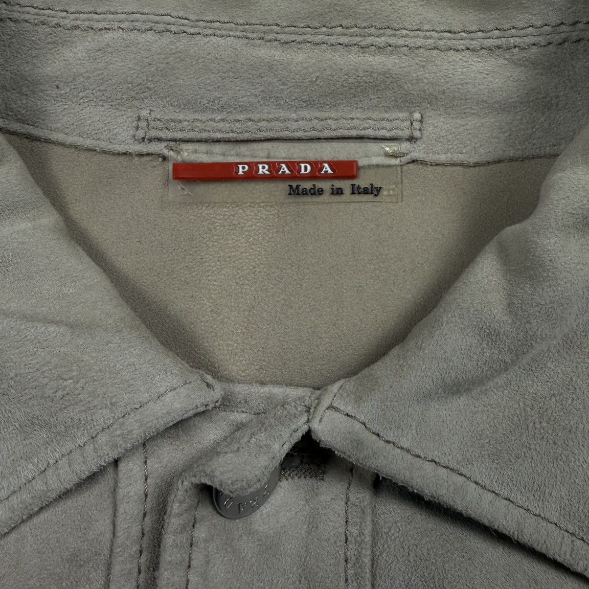 Prada × Vintage Prada beige label suede jacket Size US XS / EU 42 / 0 - 4 Thumbnail