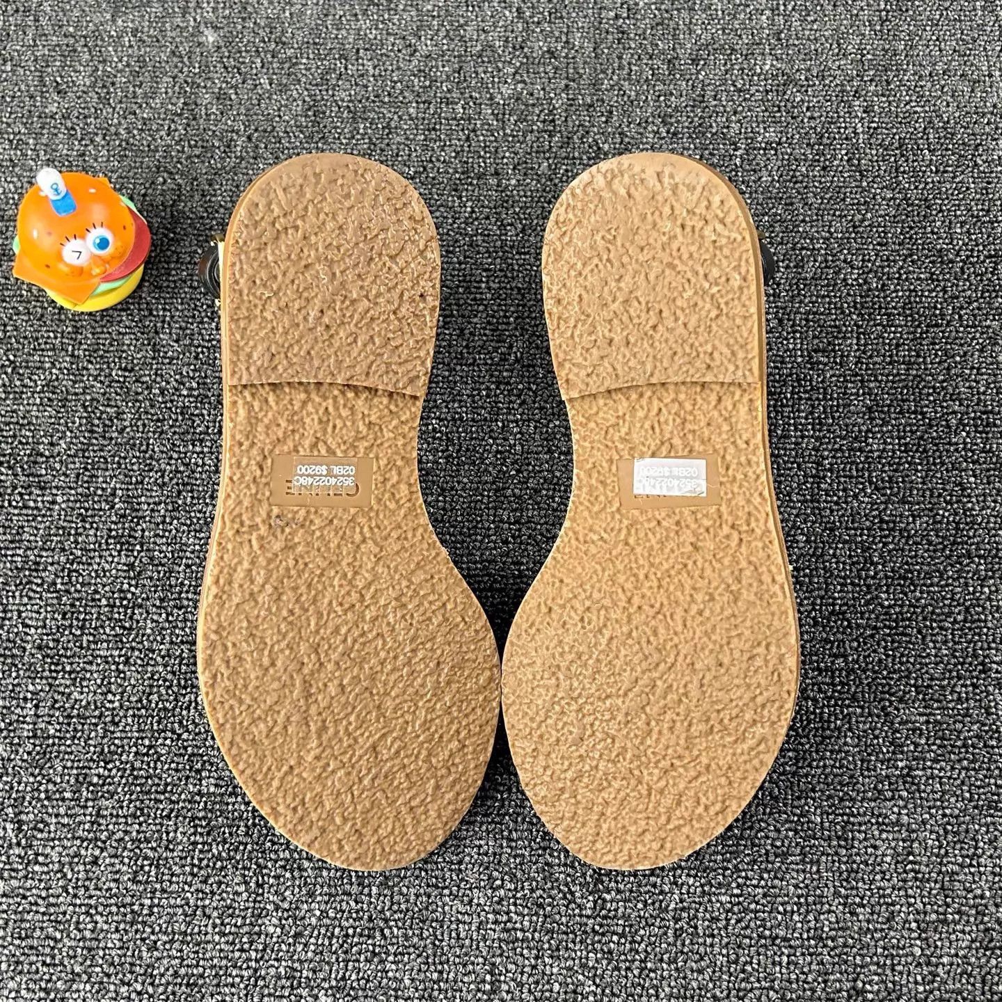 Chanel Celine Straw & Leather Double C Sandals 36 Size US 5.5 / IT 35.5 - 6 Thumbnail