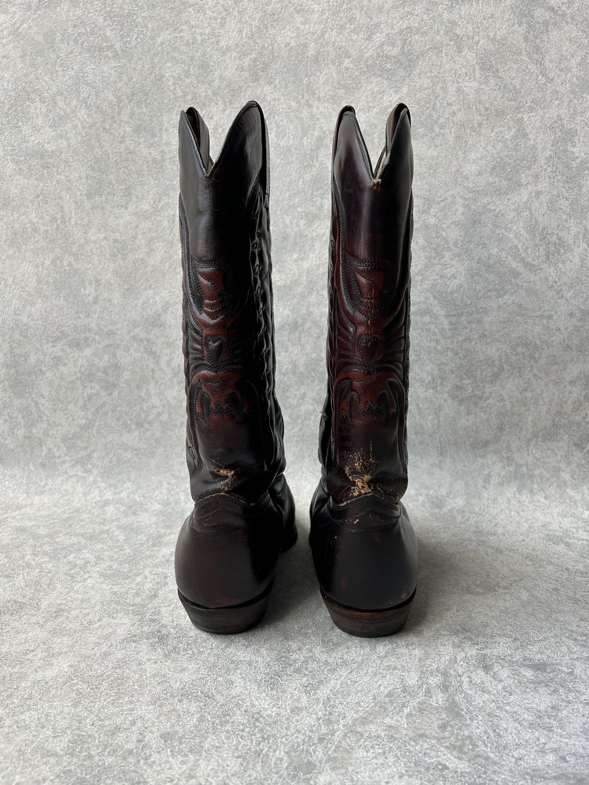 Sendra Sendra Western Cowboy Burgundy Leather Boots Size US 8 / EU 41 - 9 Thumbnail
