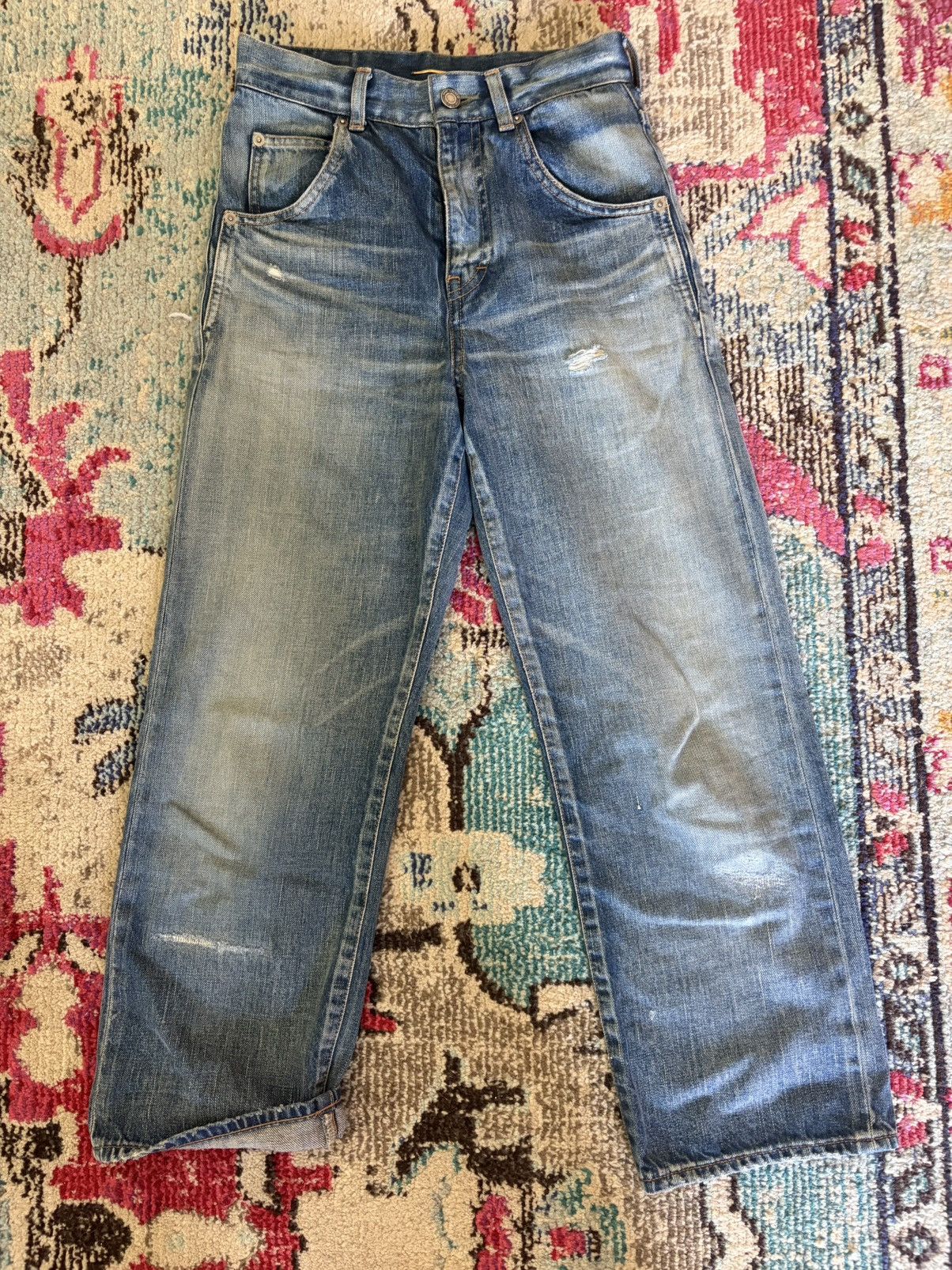 Saint Laurent Paris Selvedge saint Laurent paris denim Size 26" / US 2 / IT 38 - 1 Thumbnail