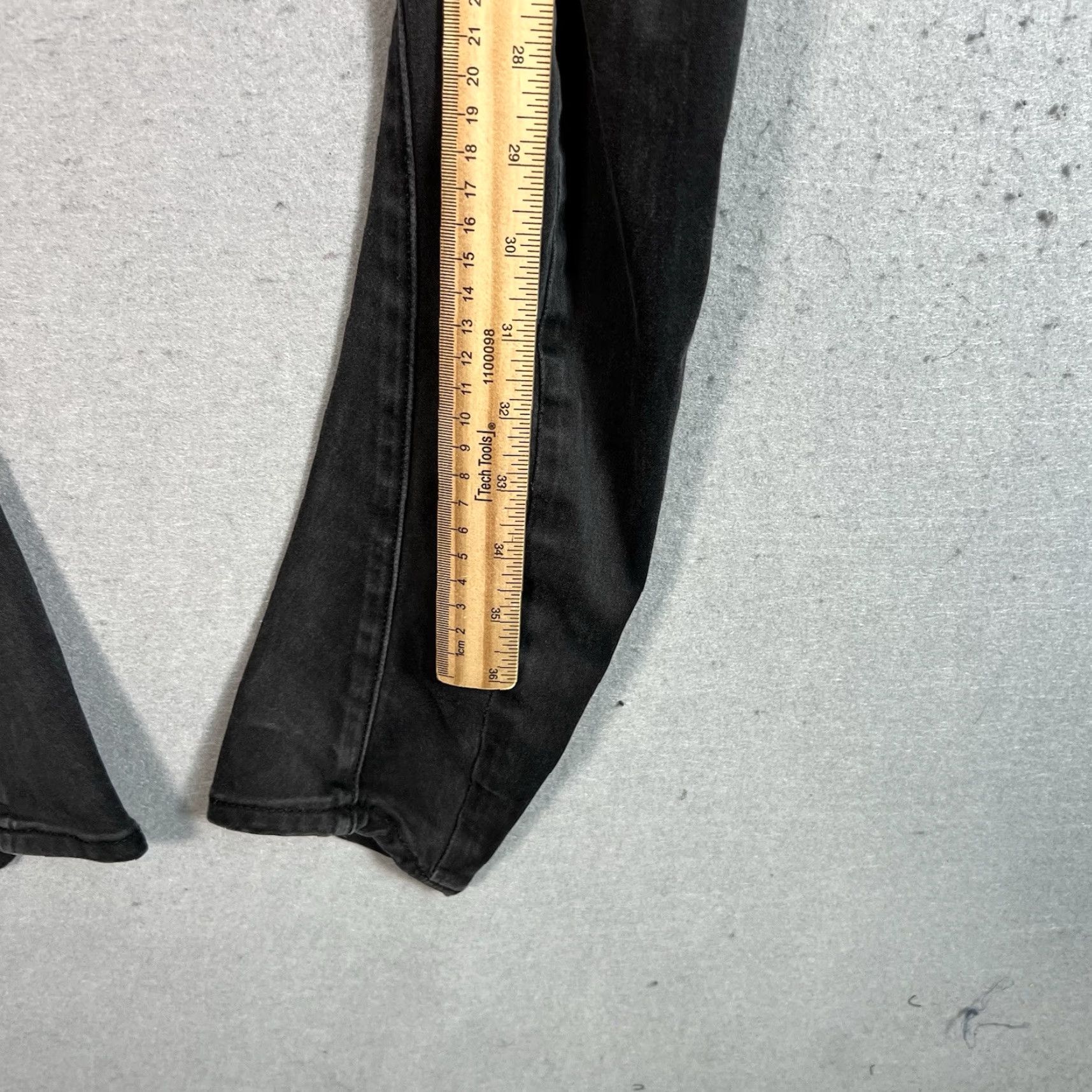 G-Star G Star Raw Jeans Womens 24 Arc 3D Slim Black Wash Denim Skinny 26 x 31 Size 42" / US 20 - 3 Thumbnail