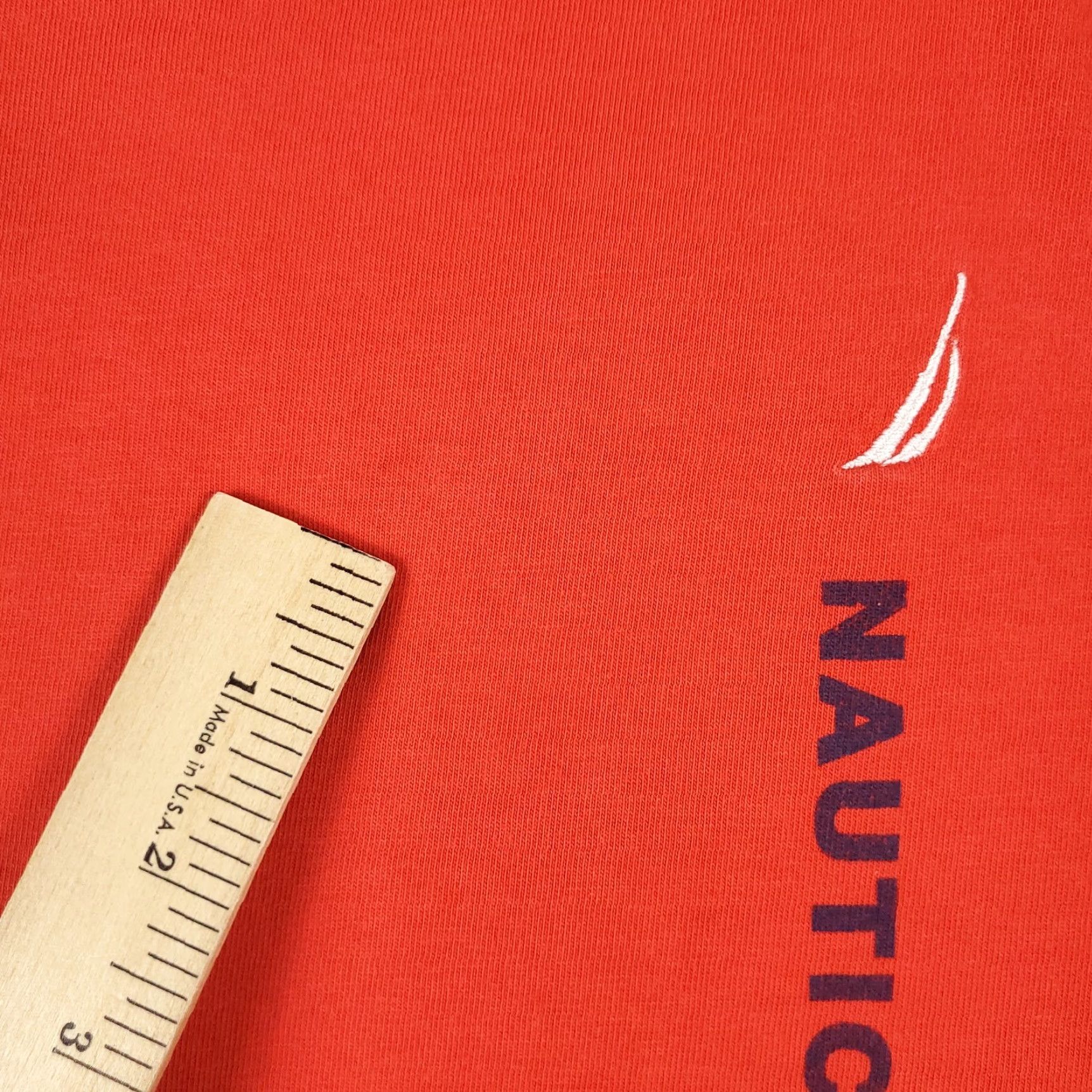 Nautica Nautica T Shirt Red XL Short Sleeve Crew Neck Logo Cotton Unisex Adults Size US XL / EU 56 / 4 - 4 Thumbnail