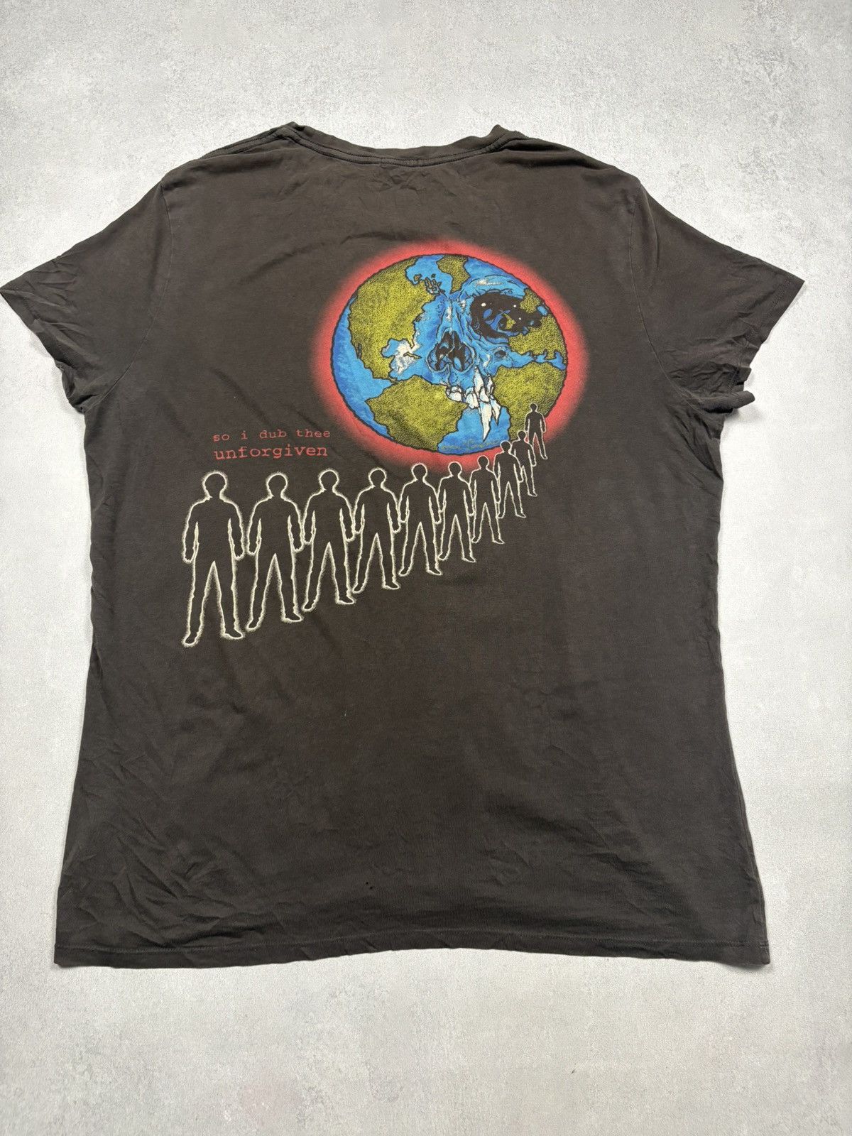 Band Tees Metallica Push Head Unforgiven Graphic Tee 2018 Distressed Size US XL / EU 56 / 4 - 1 Thumbnail