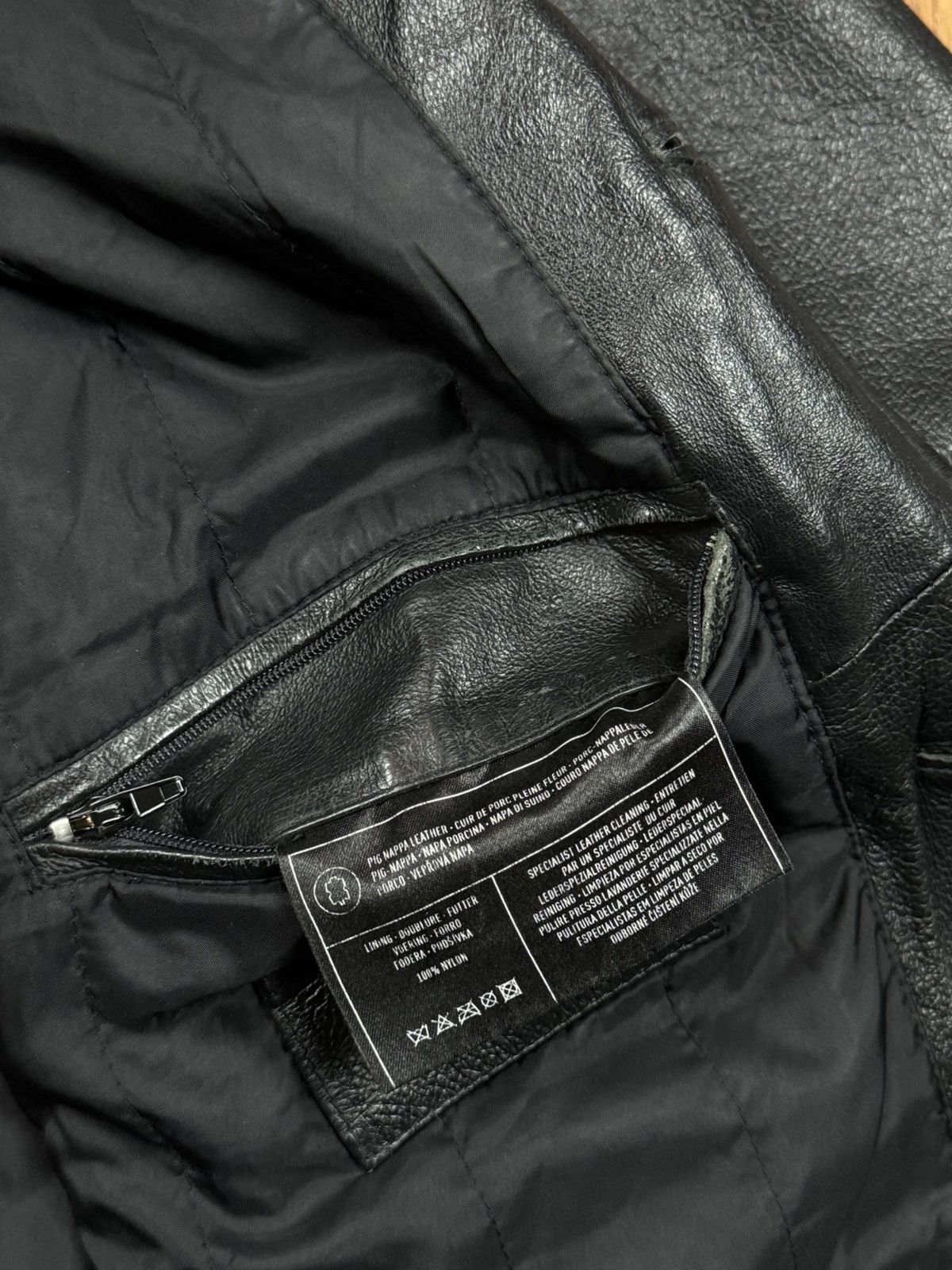 Vintage Vintage leather jacket 90s original retro casual item Size US L / EU 52-54 / 3 - 2 Thumbnail