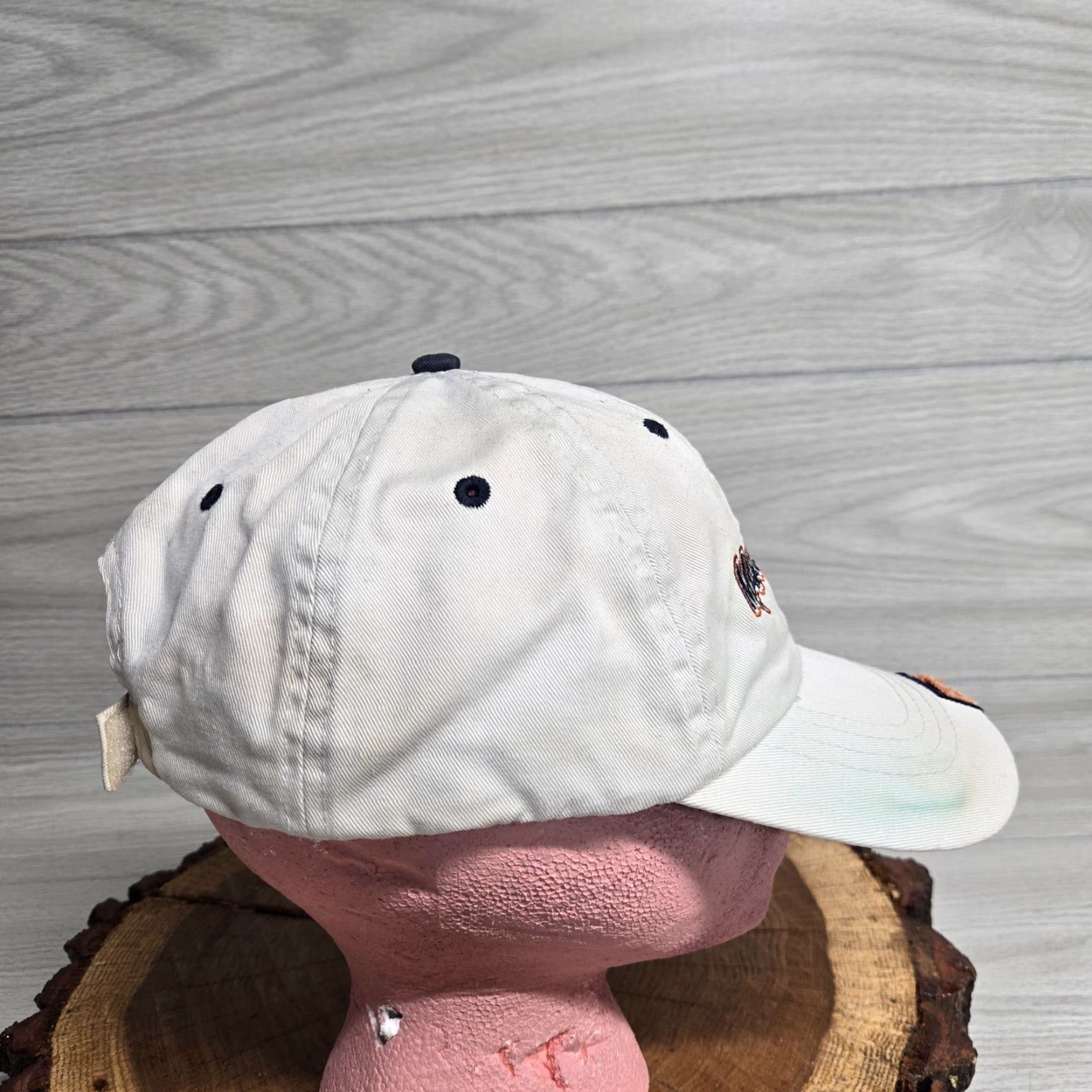 Bally VINTAGE Alvin's Island Hat Baseball Cap Adult Adjustable White Logo Hat Mens Size ONE SIZE - 2 Thumbnail