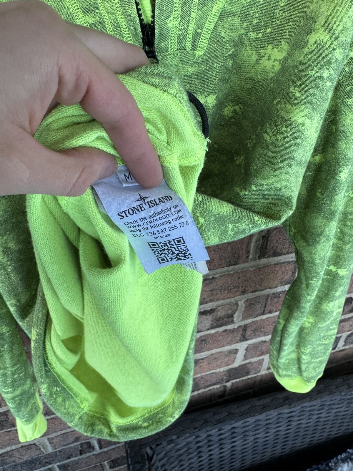 Stone Island STONE ISLAND SS16 PAINTED CAMO POPOVER HOODIE Size US M / EU 48-50 / 2 - 7 Thumbnail