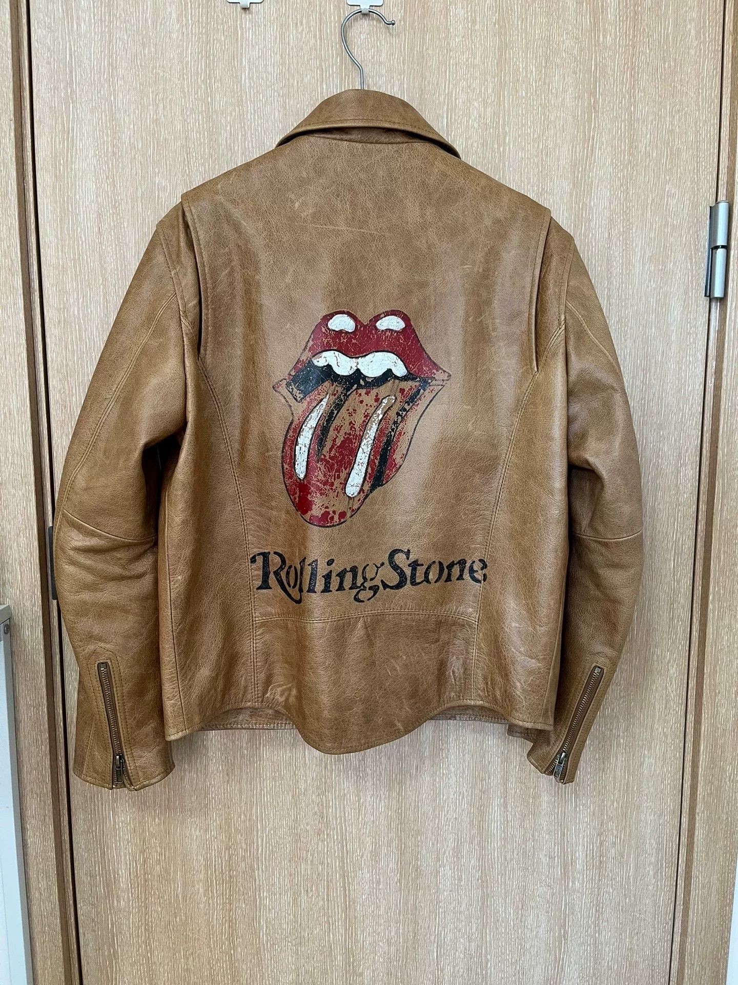 The Rolling Stones Rolling Stones Custom Leather Jacket Size US M / EU 48-50 / 2 - 1 Thumbnail